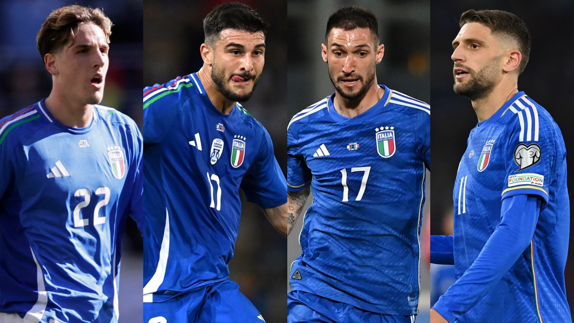 Zaniolo Politano Orsolini Berardi Italy