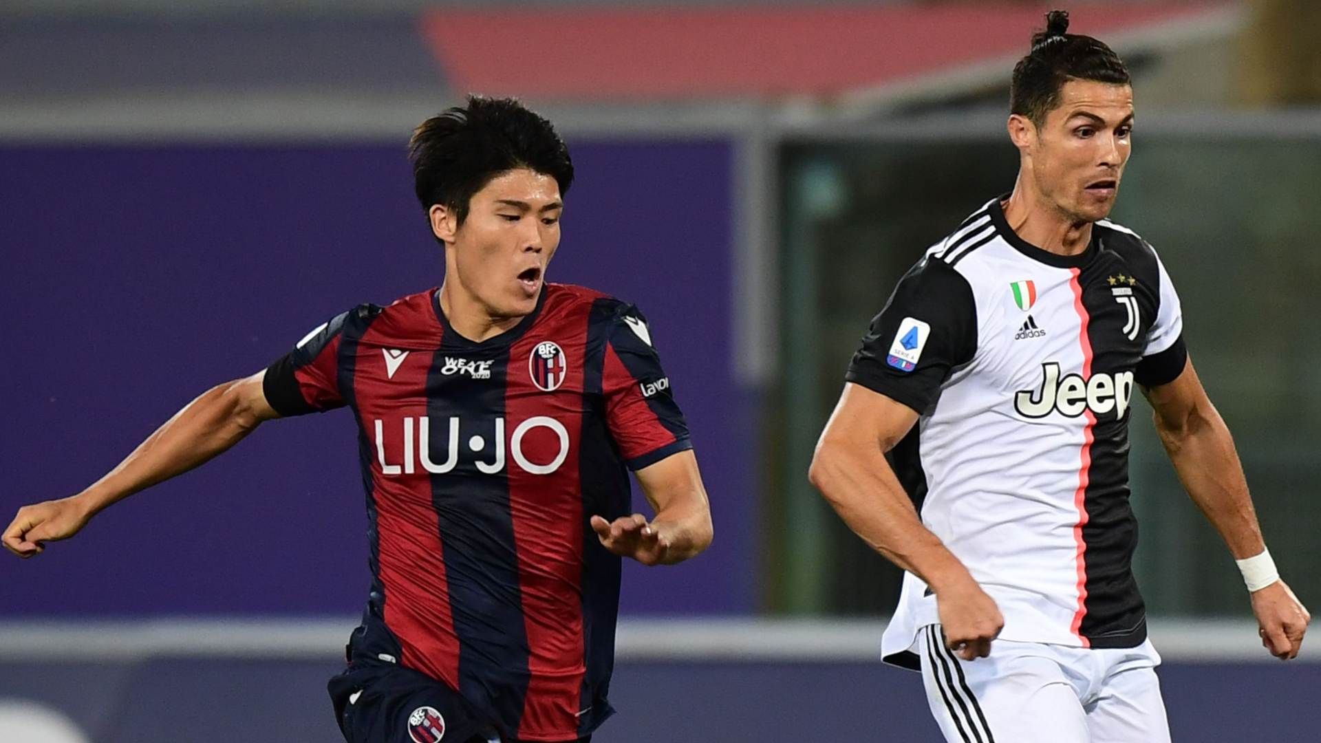 20200626-bologna-takehiro-tomyasu-juventus-cristiano-ronaldo