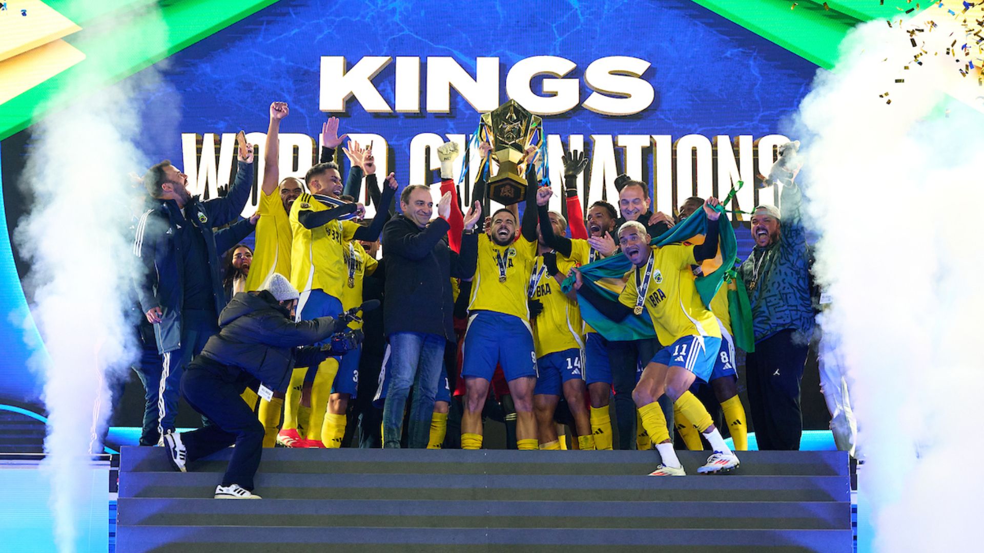 Kings World Cup Nations celebración Brasil