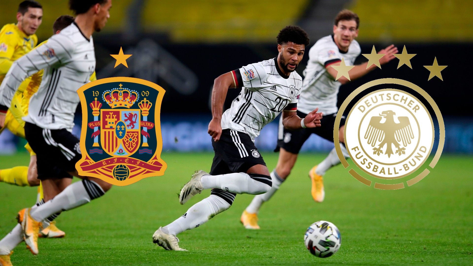 Serge Gnabry GFX Spanien Deutschland