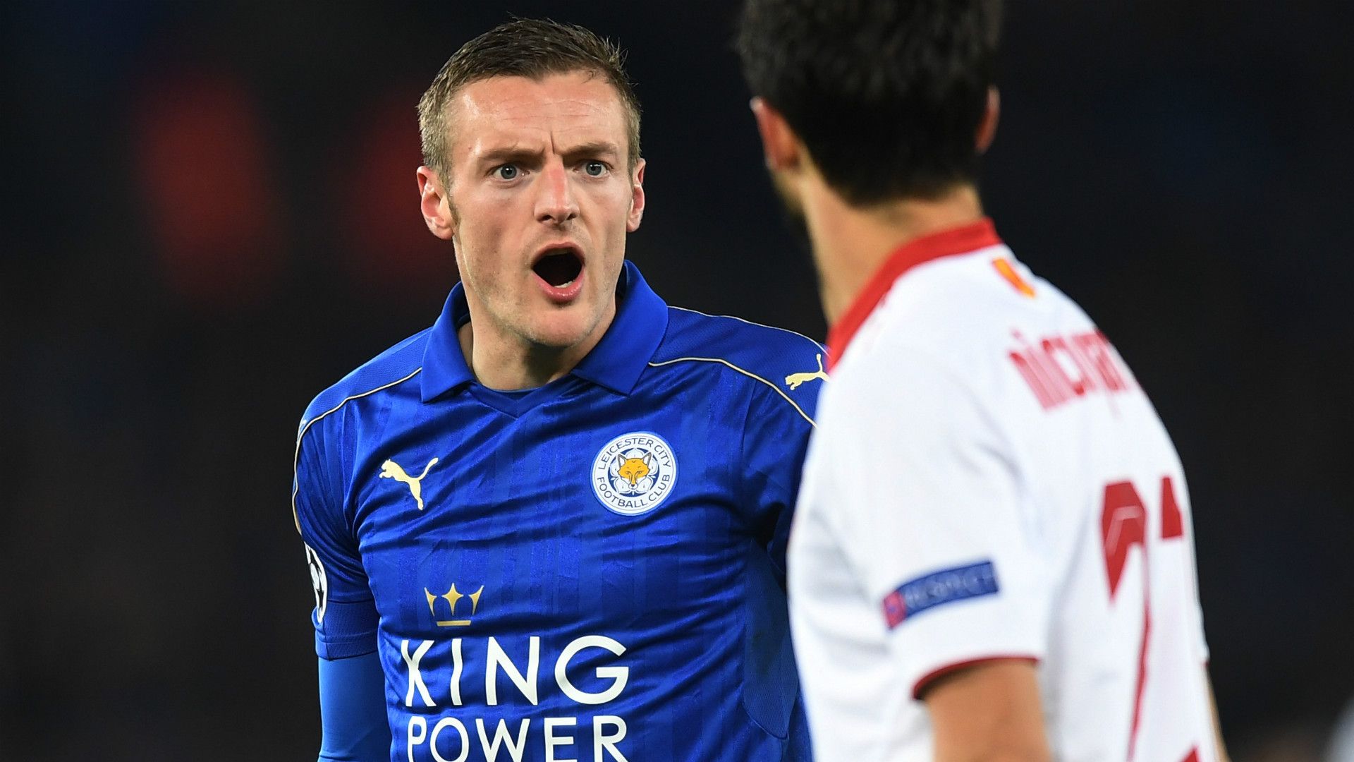 Jamie Vardy Leicester City Champions League