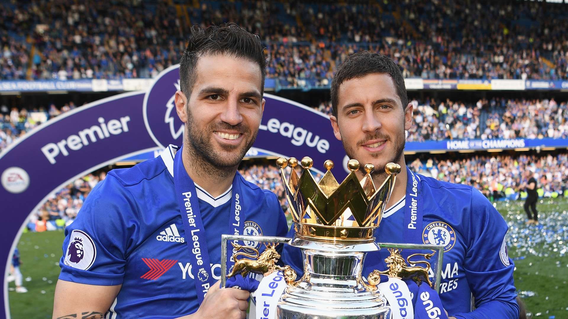 Cesc Fabregas Eden Hazard Chelsea