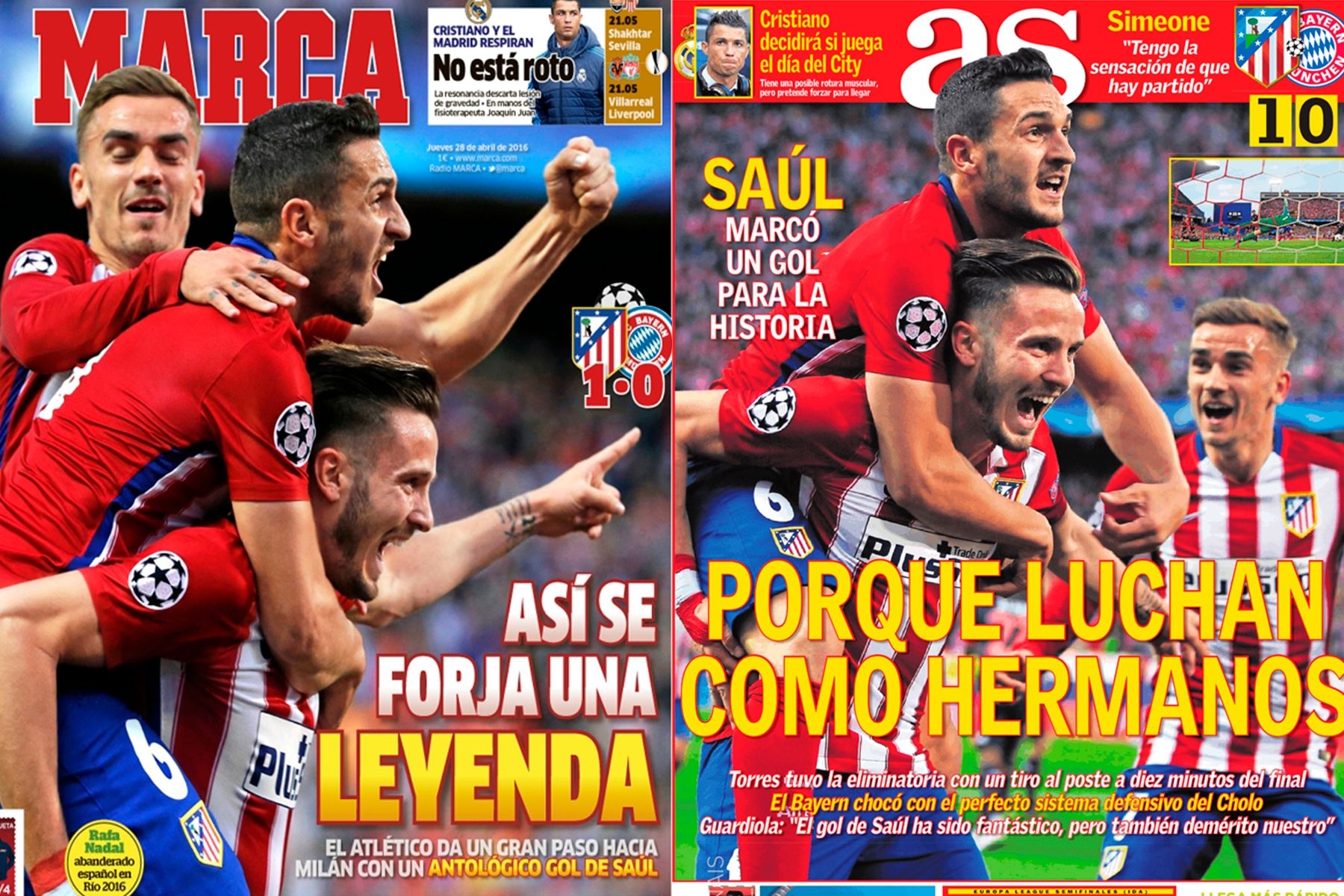 Saul Bayern portadas as marca
