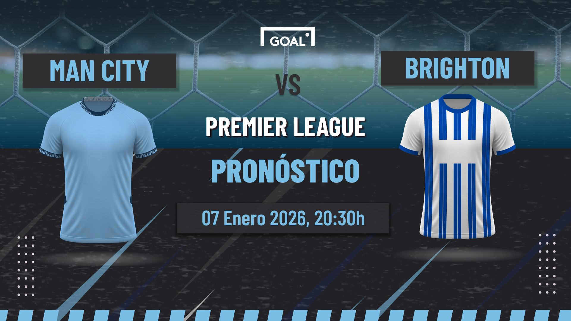 Manchester City vs Brighton Pronóstico y Apuestas Premier League | 07/01/26
