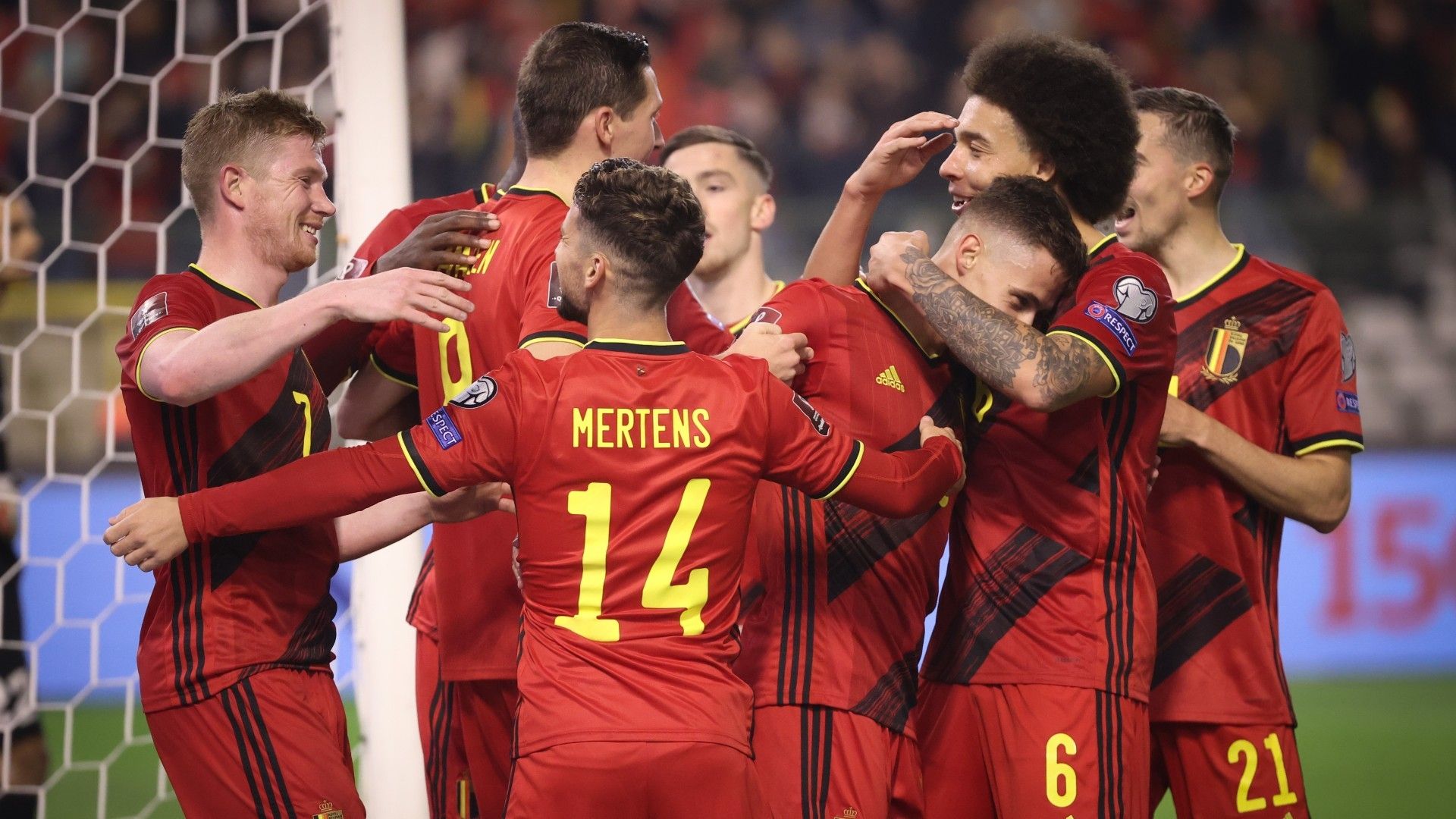 Belgium celebrate 2021