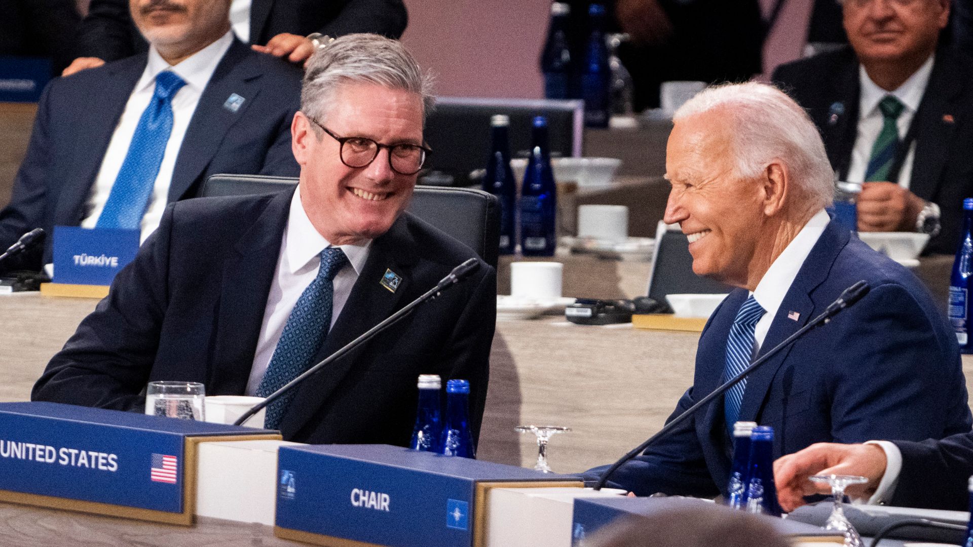 Sir Keir Starmer Joe Biden