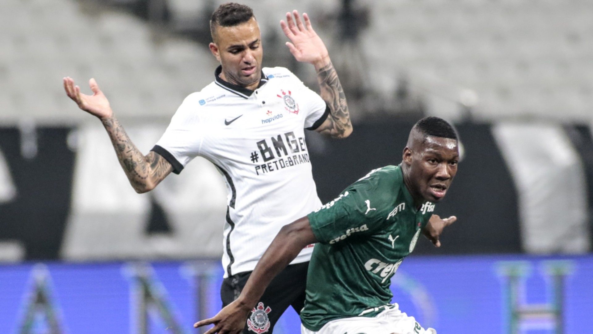 Luan Patrick de Paula Corinthians Palmeiras final ida Paulista 05 08 2020