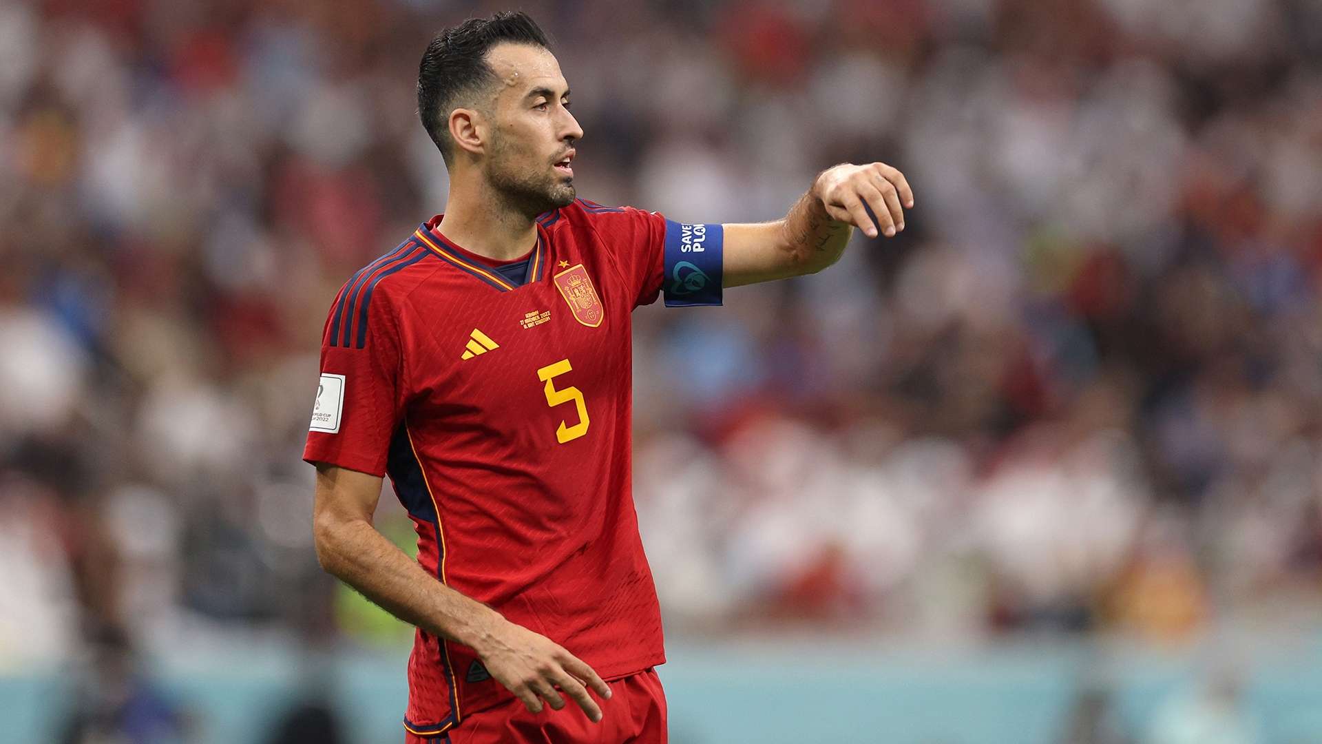 Sergio Busquets Spain Japan