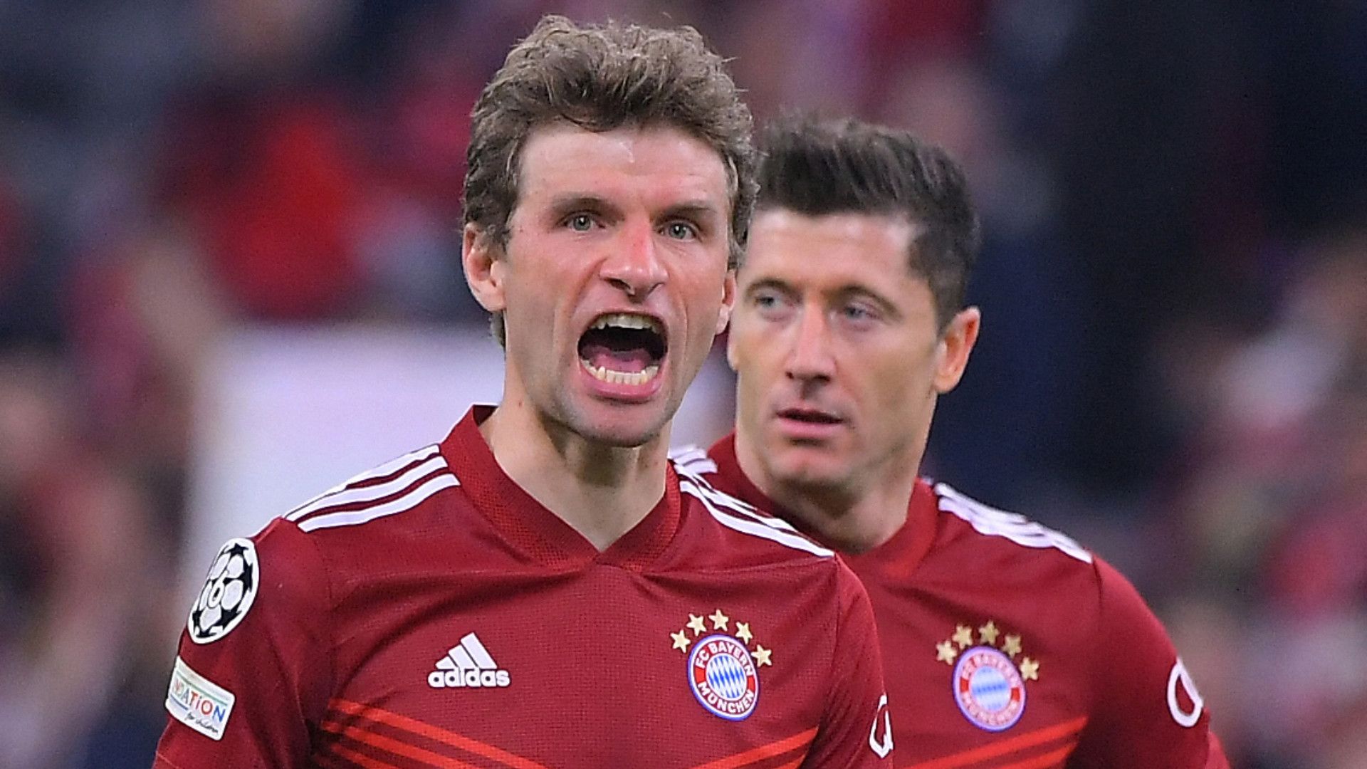THOMAS MÜLLER ROBERT LEWANDOWSKI BAYERN MÜNCHEN
