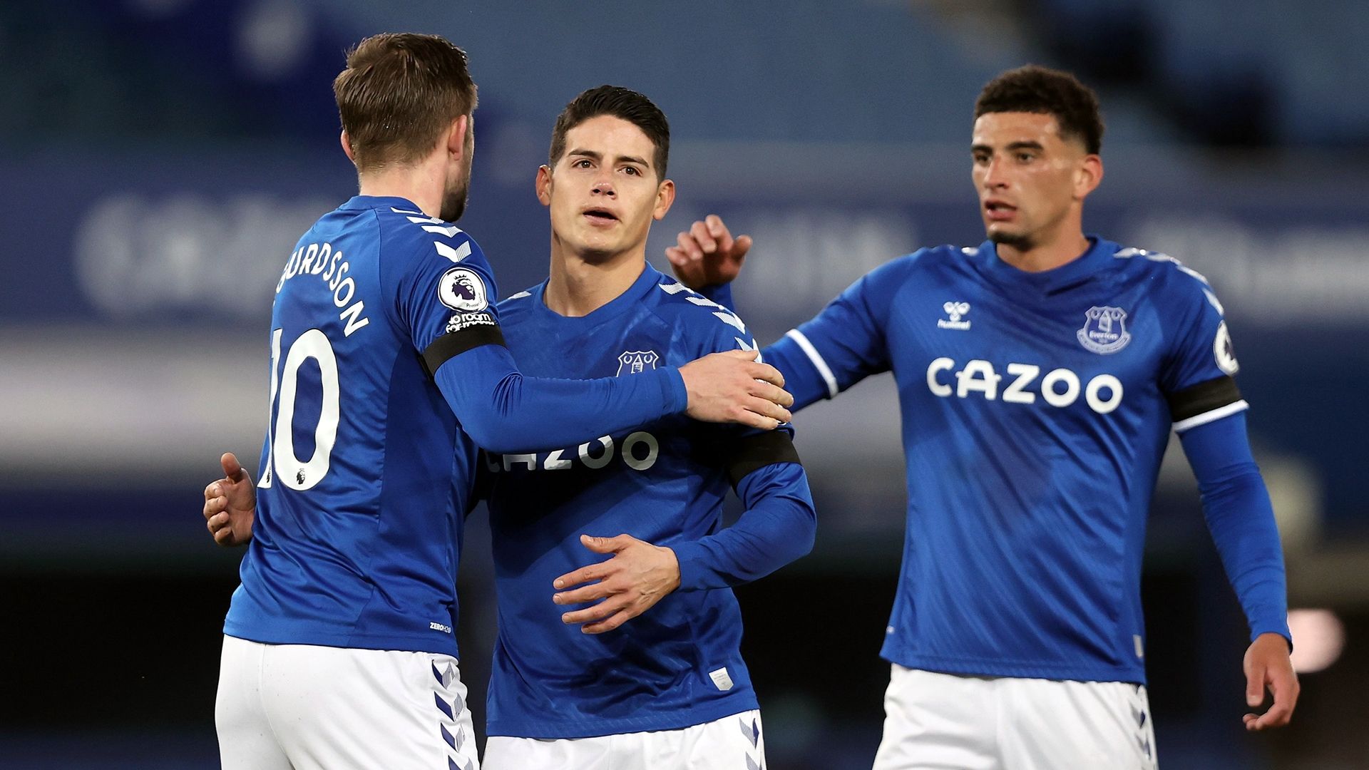 James Rodríguez Everton Premier League 2021