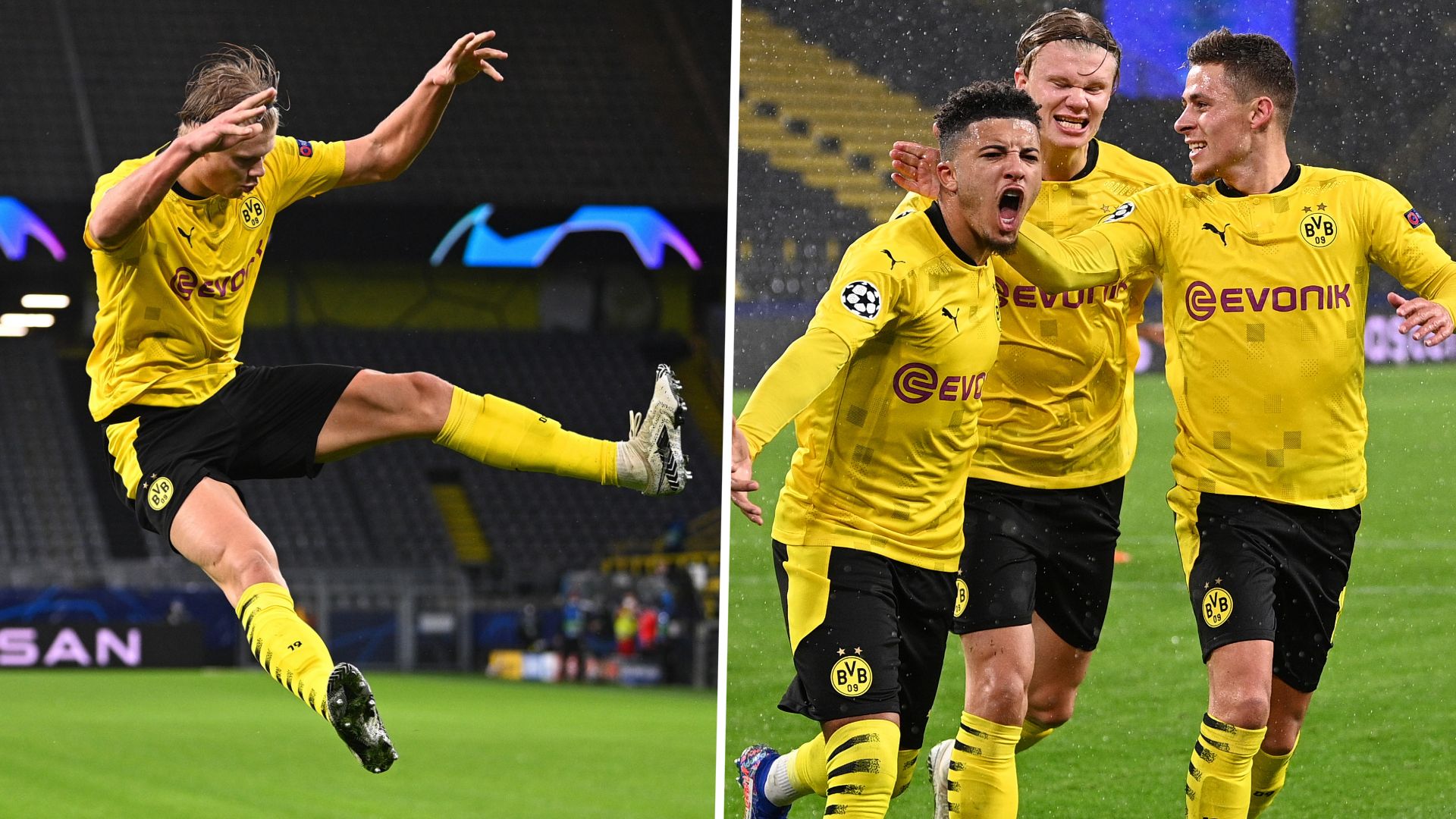 GFX Erling Haaland Jadon Sancho 2020