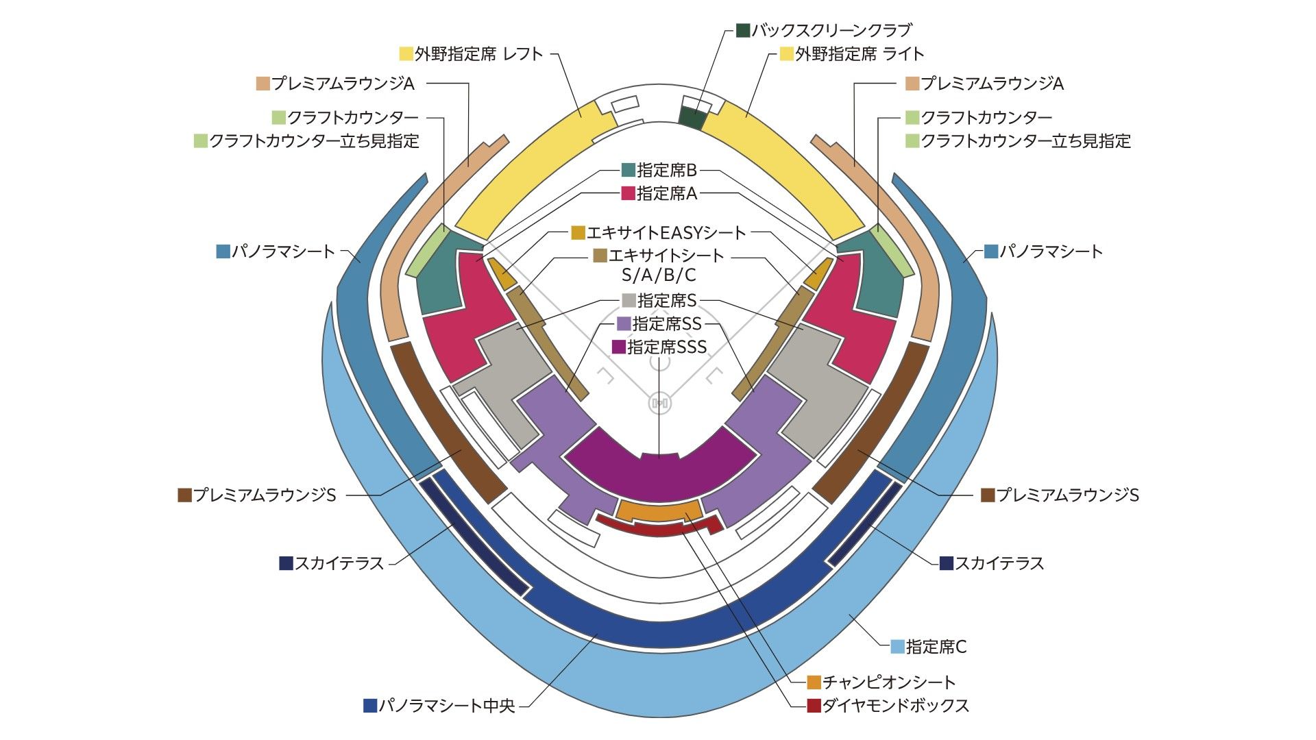 mlb tokyo dome seat map