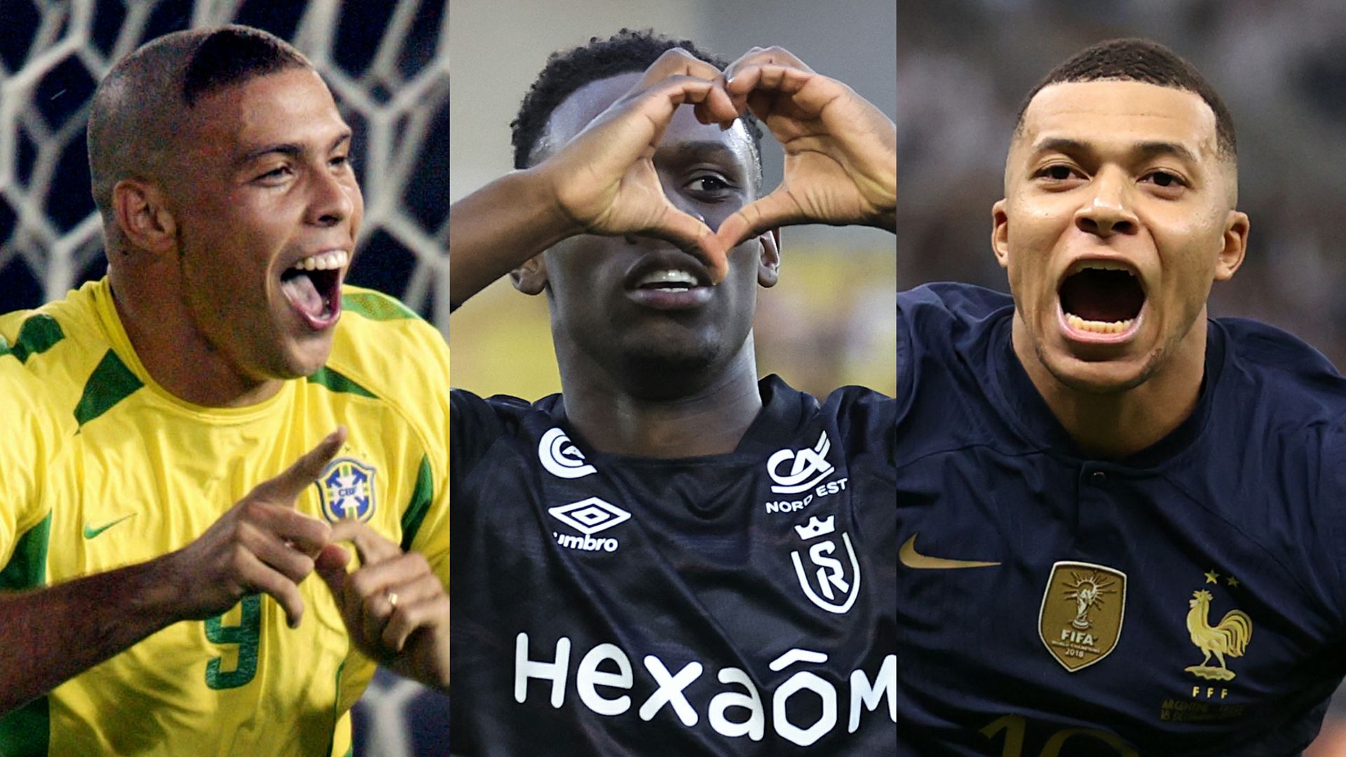 Ronaldo Folarin Balogun Kylian Mbappe