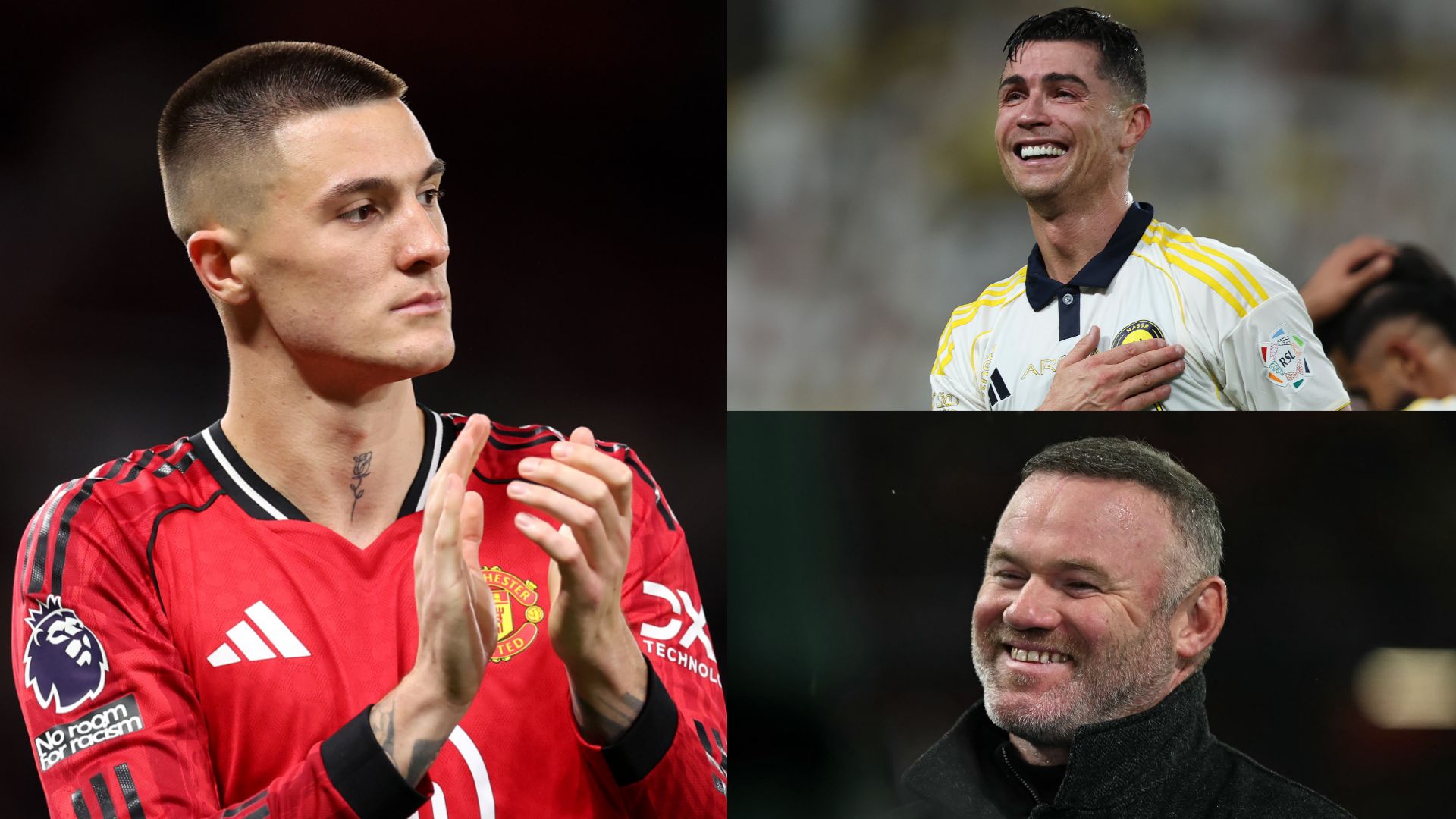 GFX Benjamin Sesko Cristiano Ronaldo Wayne Rooney