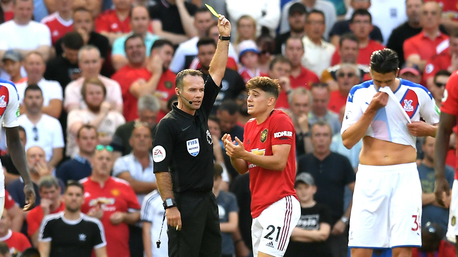 Daniel James Manchester United vs Crystal Palace 2019-20