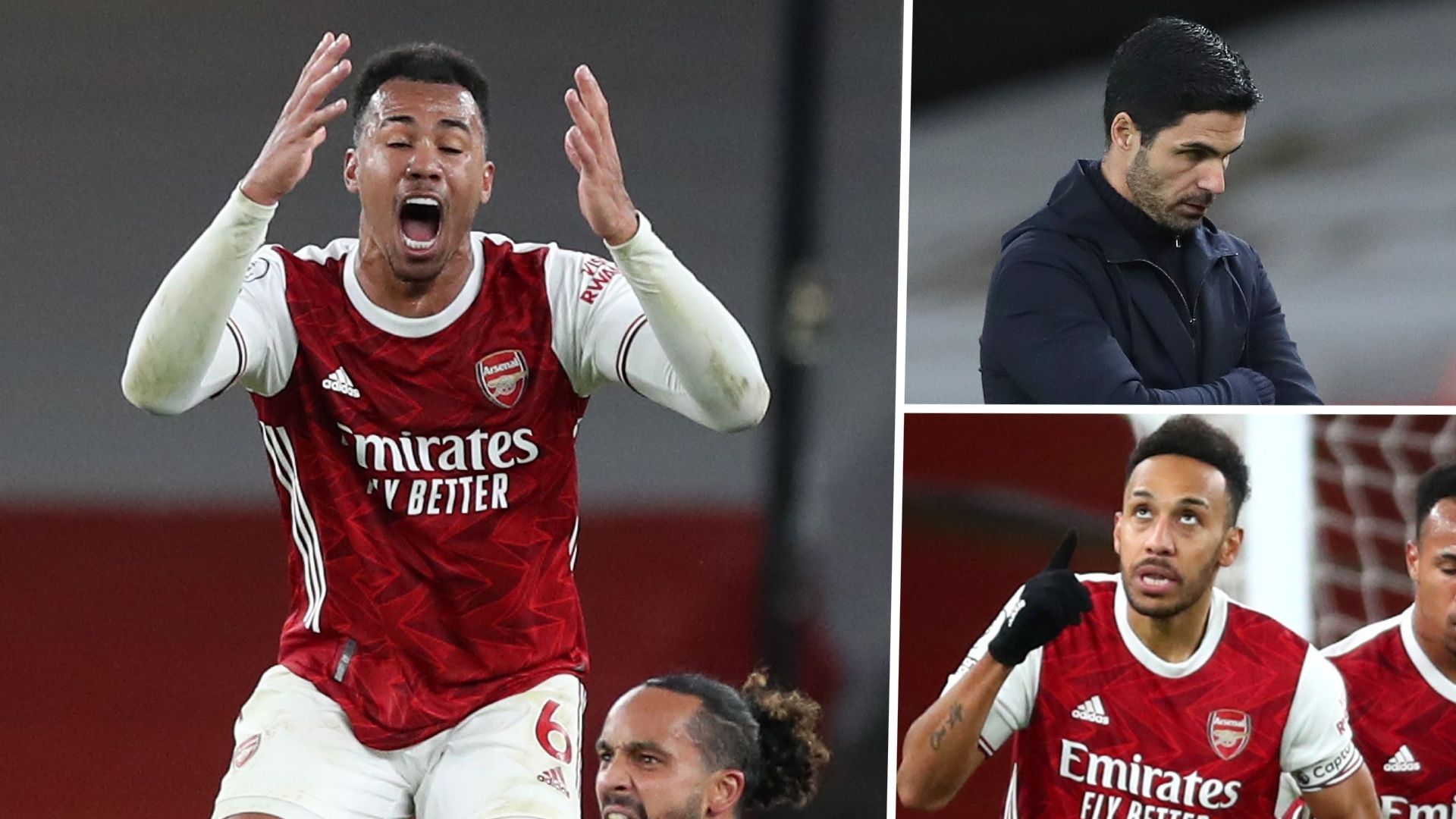 Gabriel Arteta Aubameyang Arsenal GFX