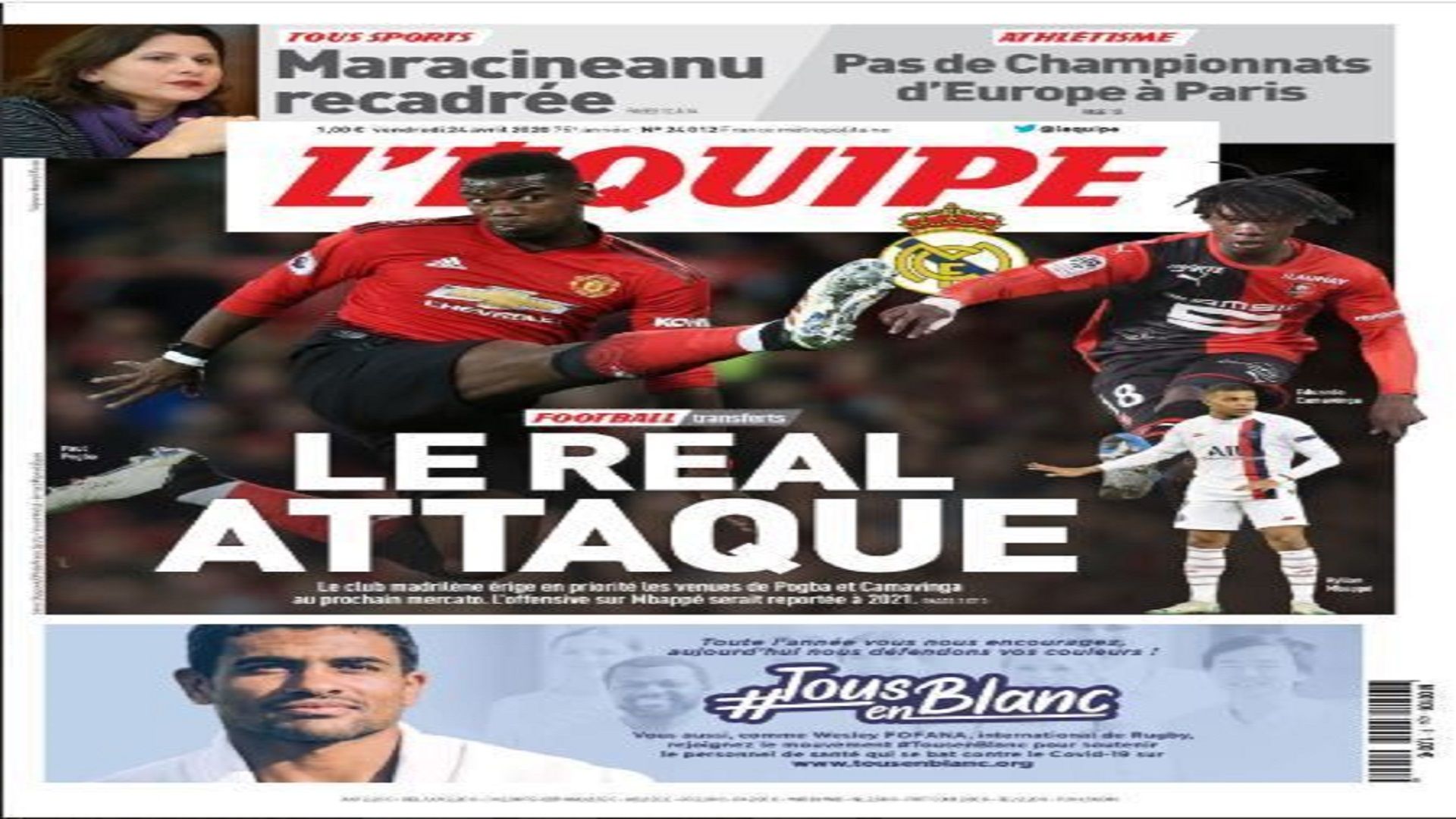 24 April L'Equipe