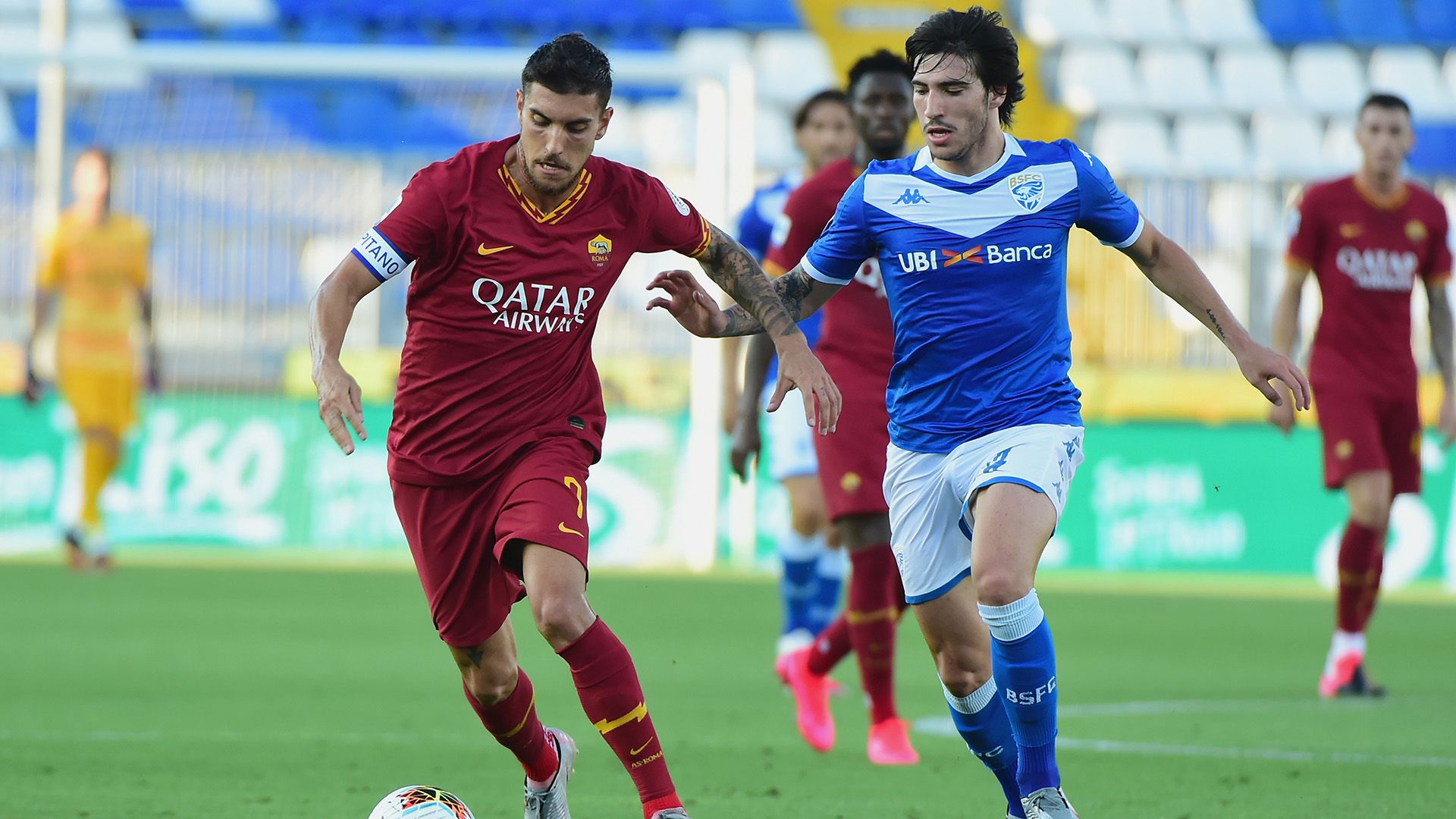 Sandro Tonali Lorenzo Pellegrini Brescia Roma