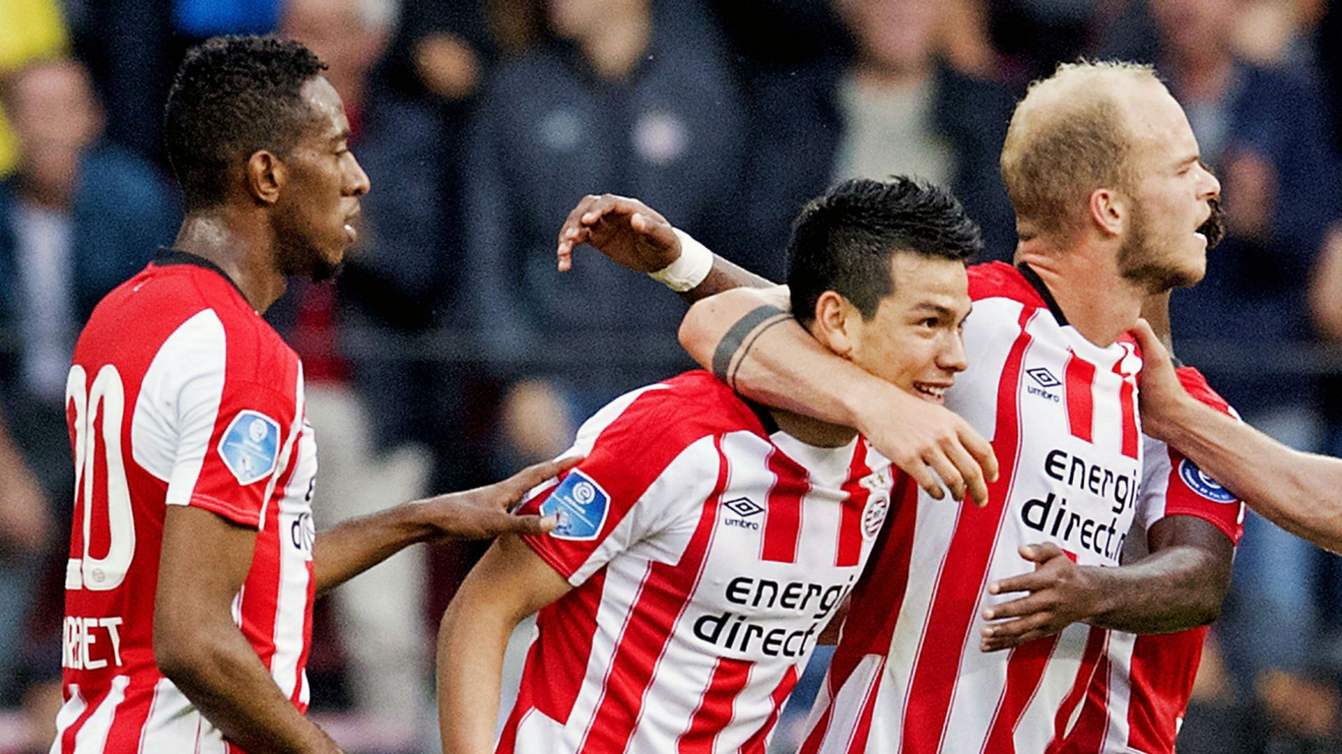 Hirving Lozano PSV celebration