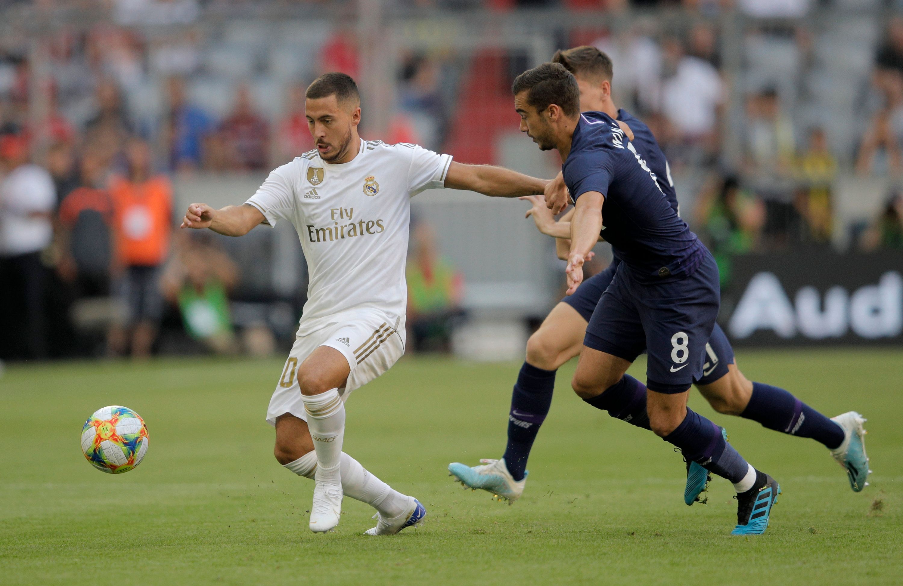 Hazard Real Madrid Tottenham Audi Cup
