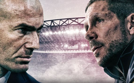 GFX UCL Zinedine Zidane Diego Simeone Champions League final