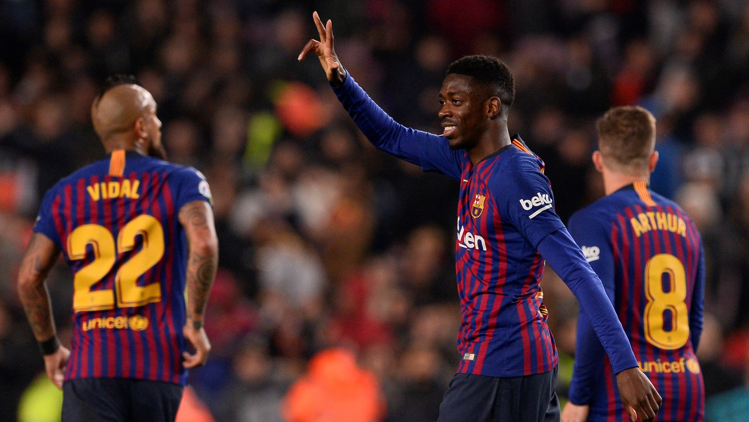 Ousmane Dembele Barcelona Levante Copa del Rey 17012019