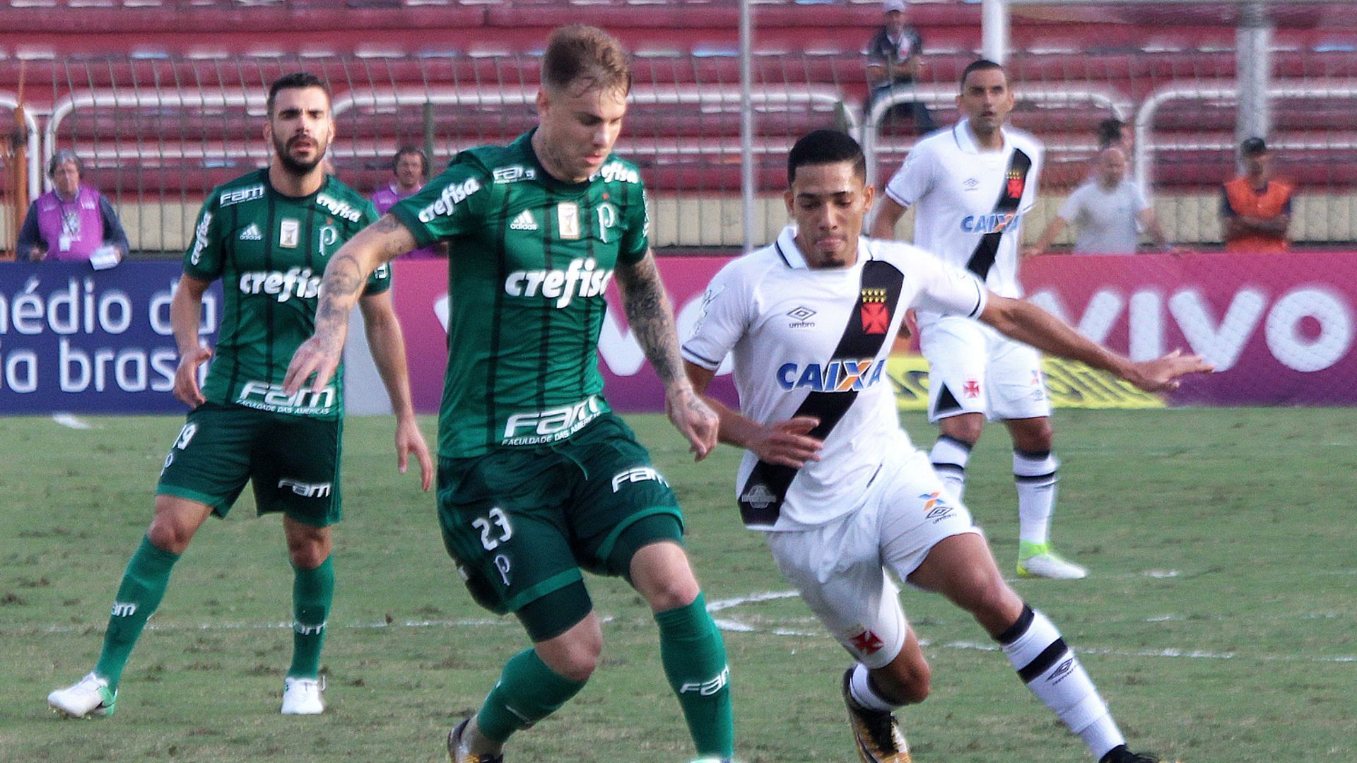 Gilberto Roger Guedes Vasco Palmeiras Brasileirao Serie A 13082017