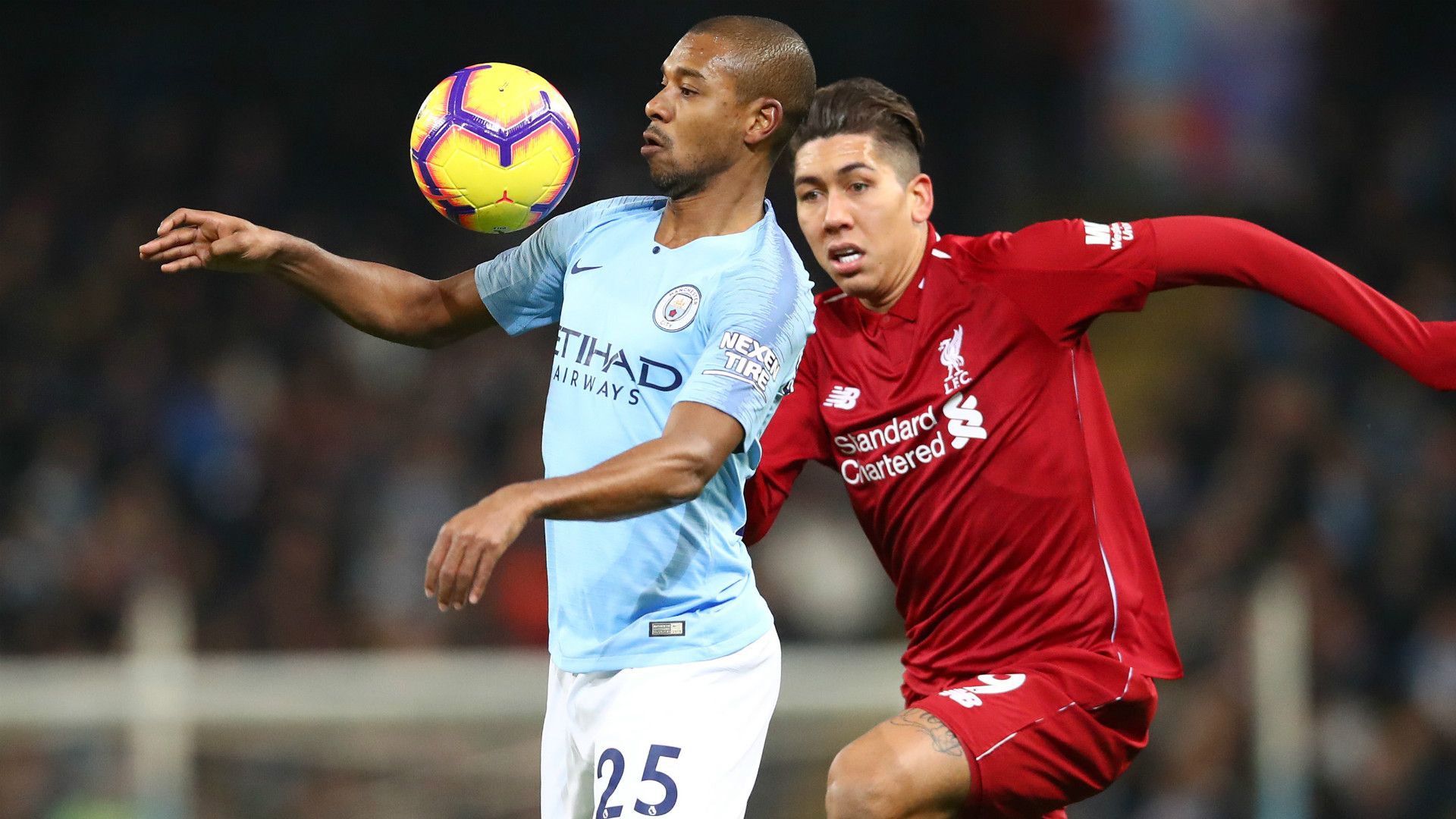 FERNANDINHO MANCHESTER CITY ROBERTO FIRMINO LIVERPOOL PREMIER LEAGUE 03012019