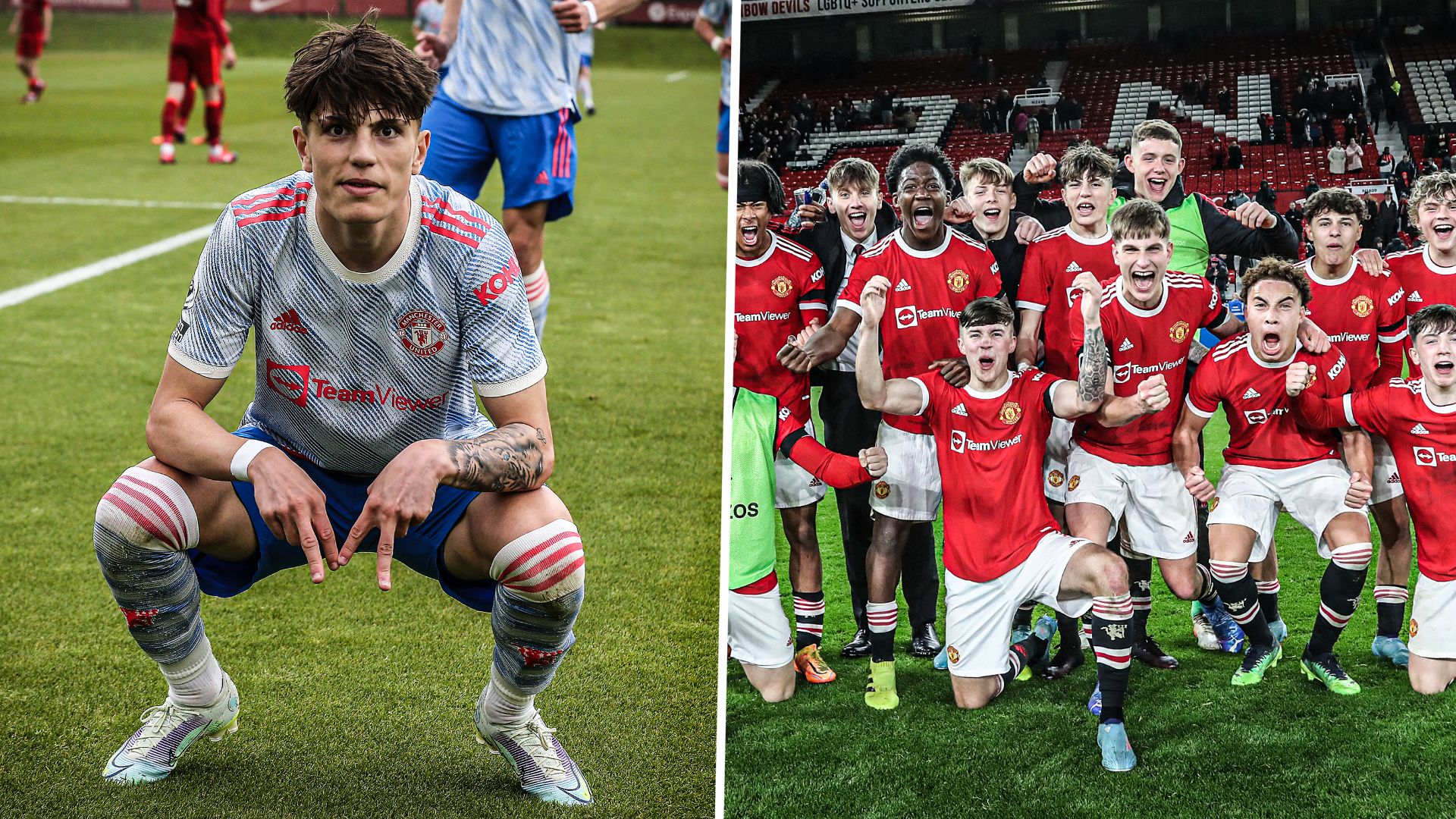 Alejandro Garnacho Man Utd Under-18s