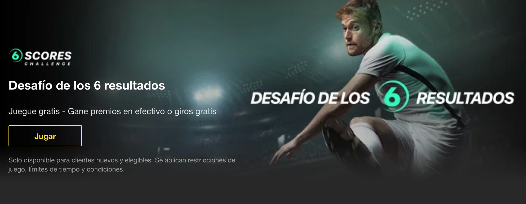 Desafio 6 resultados bet365