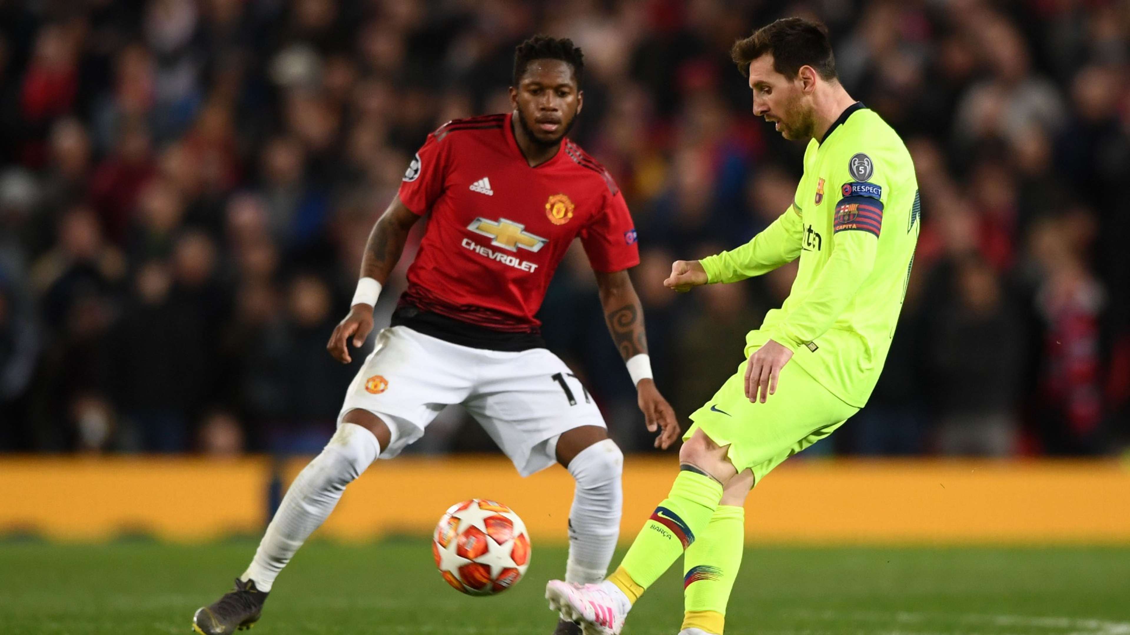 Fred Lionel Messi Manchester United Barcelona 2019