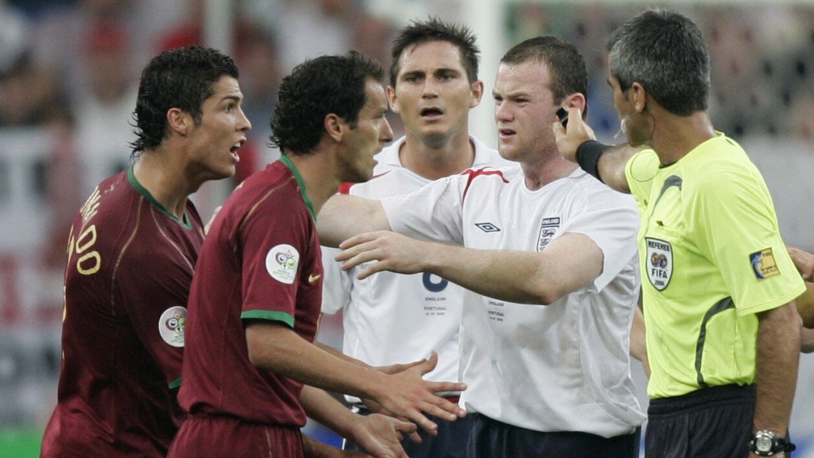 ONLY GERMANY Wayne Rooney Frank Lampard Cristiano Ronaldo 2006 Portugal England
