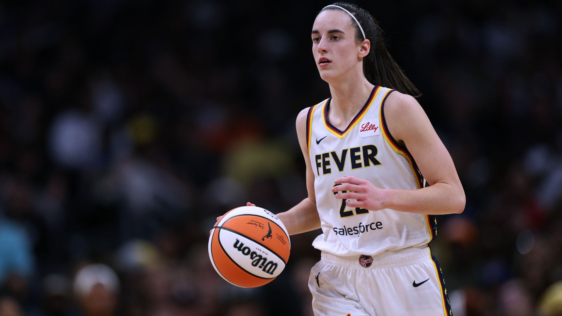 Caitlin Clark #22 of the Indiana Fever