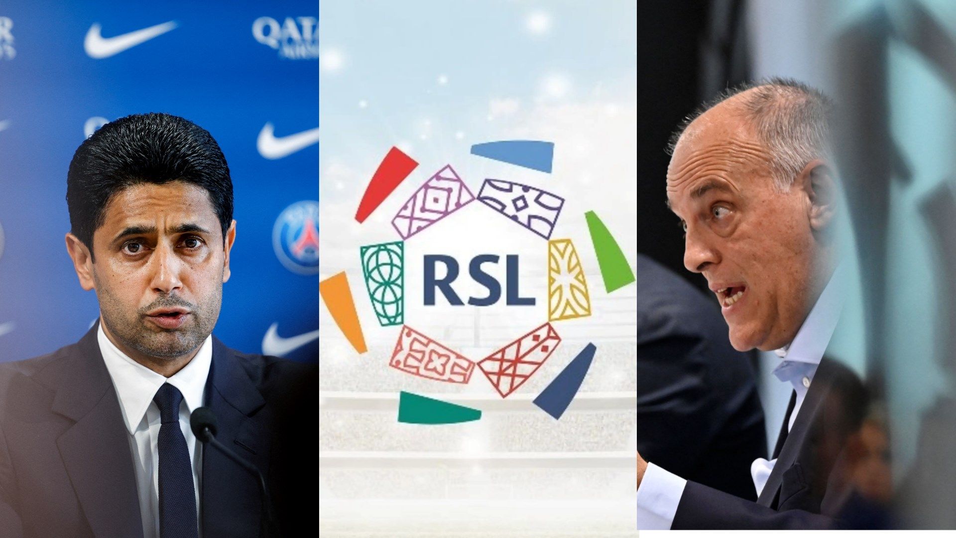 Nasser Al-Khelaifi - Javier Tebas - Saudi League 2023-2024