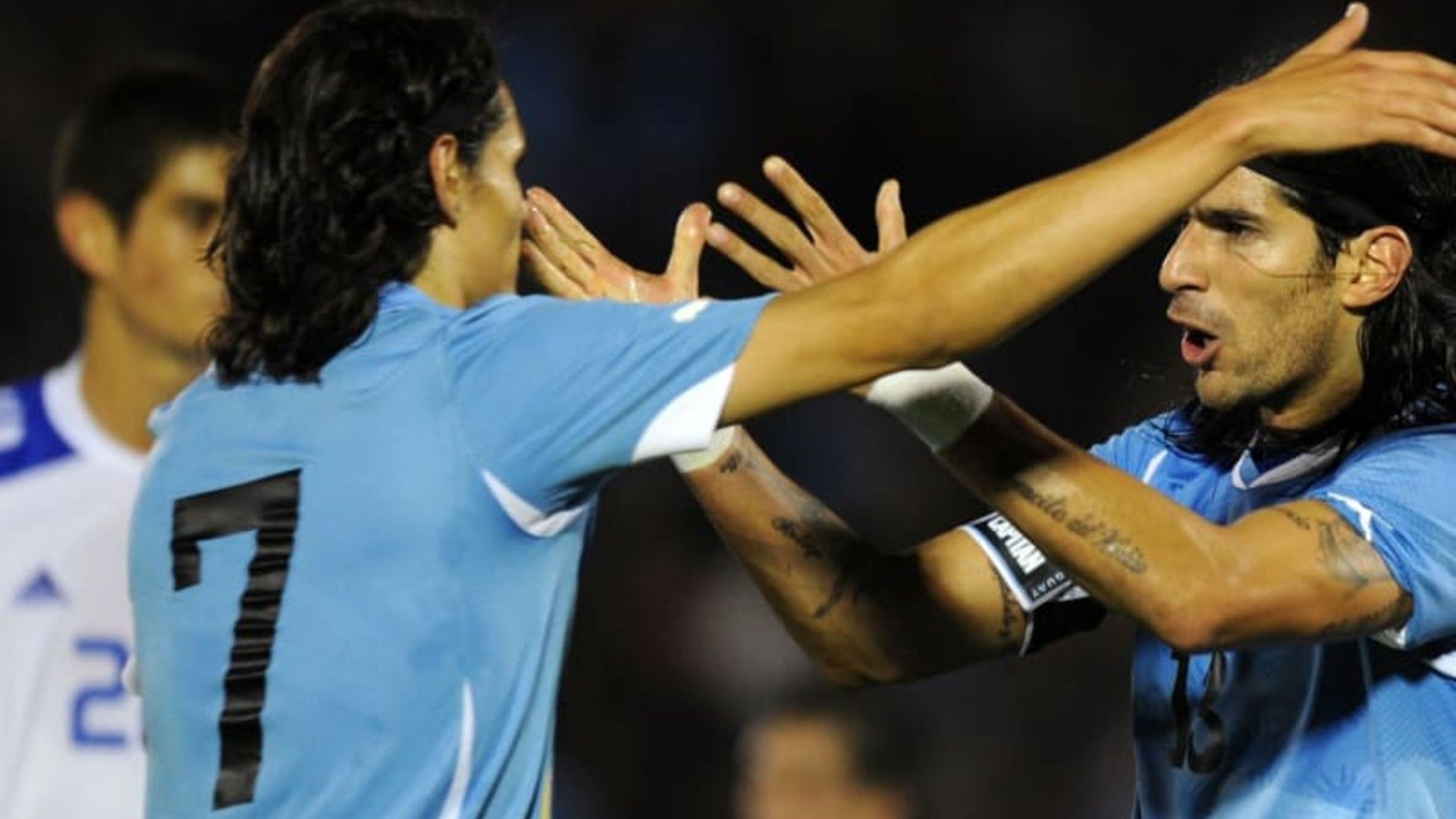 Edinson Cavani Sebastian Abreu Uruguay