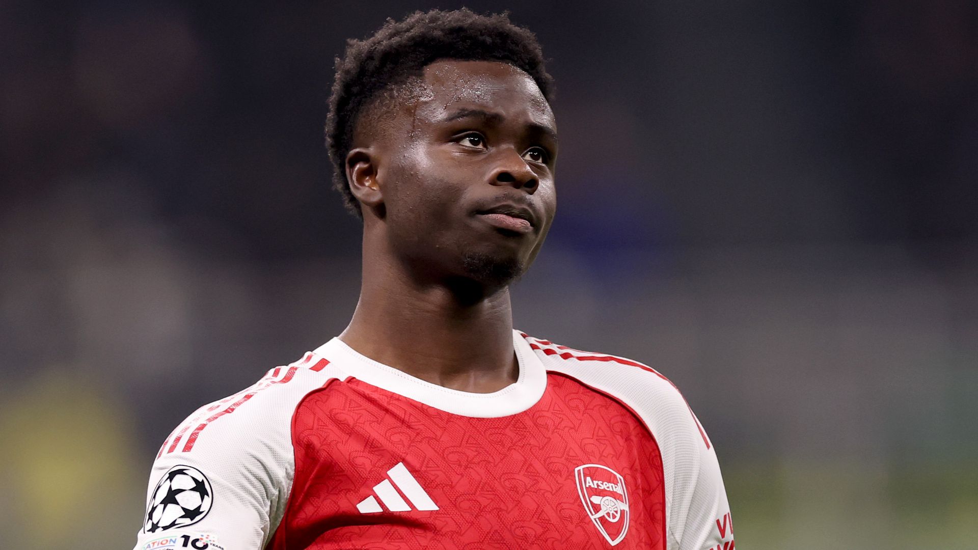 Bukayo Saka Arsenal 2025-26 Champions League