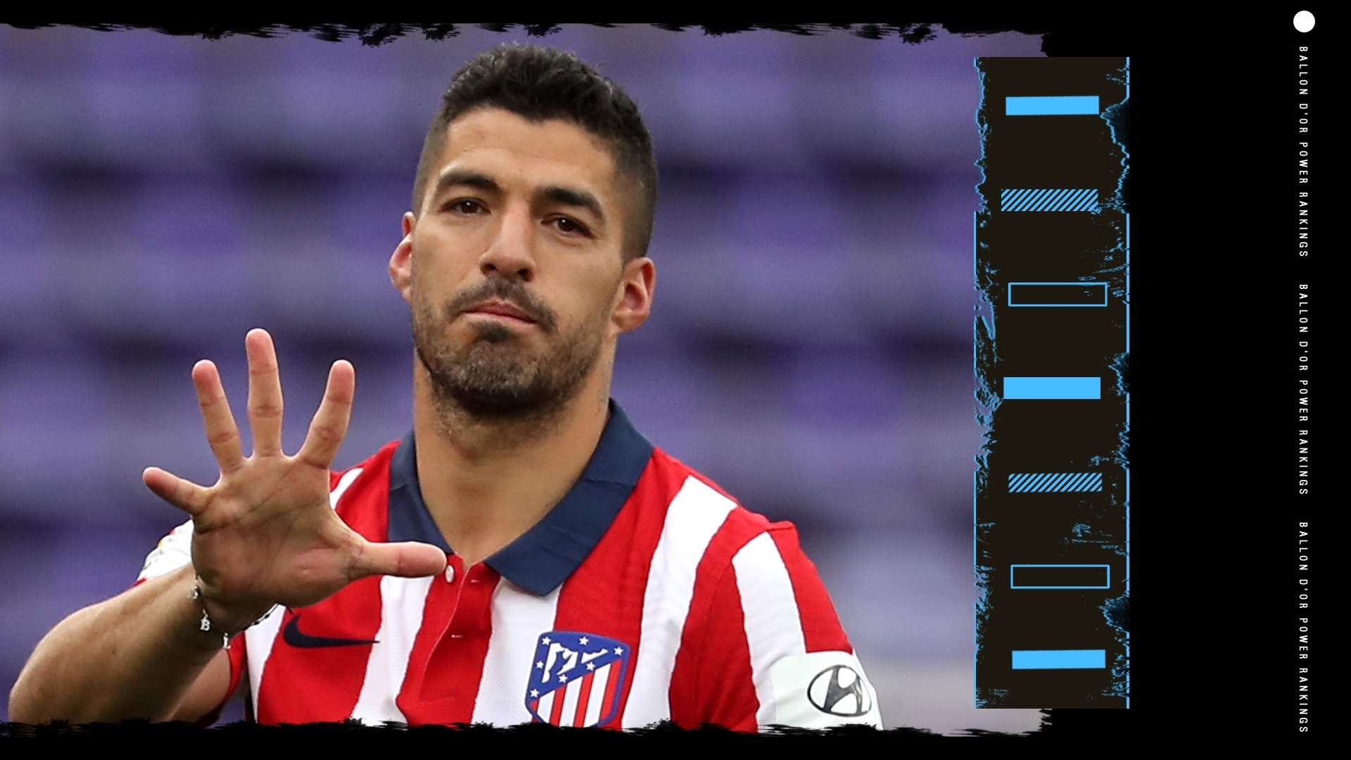 Luis Suarez Ballon d'Or Rankings GFX