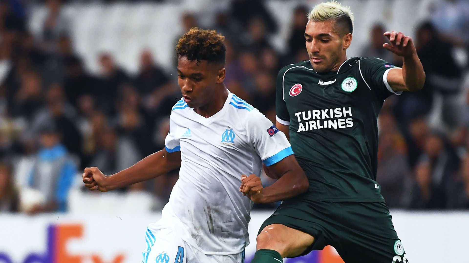 Boubacar Camara Mehdi Bourabia Marseille Konyaspor UEFA Europa League 14092017