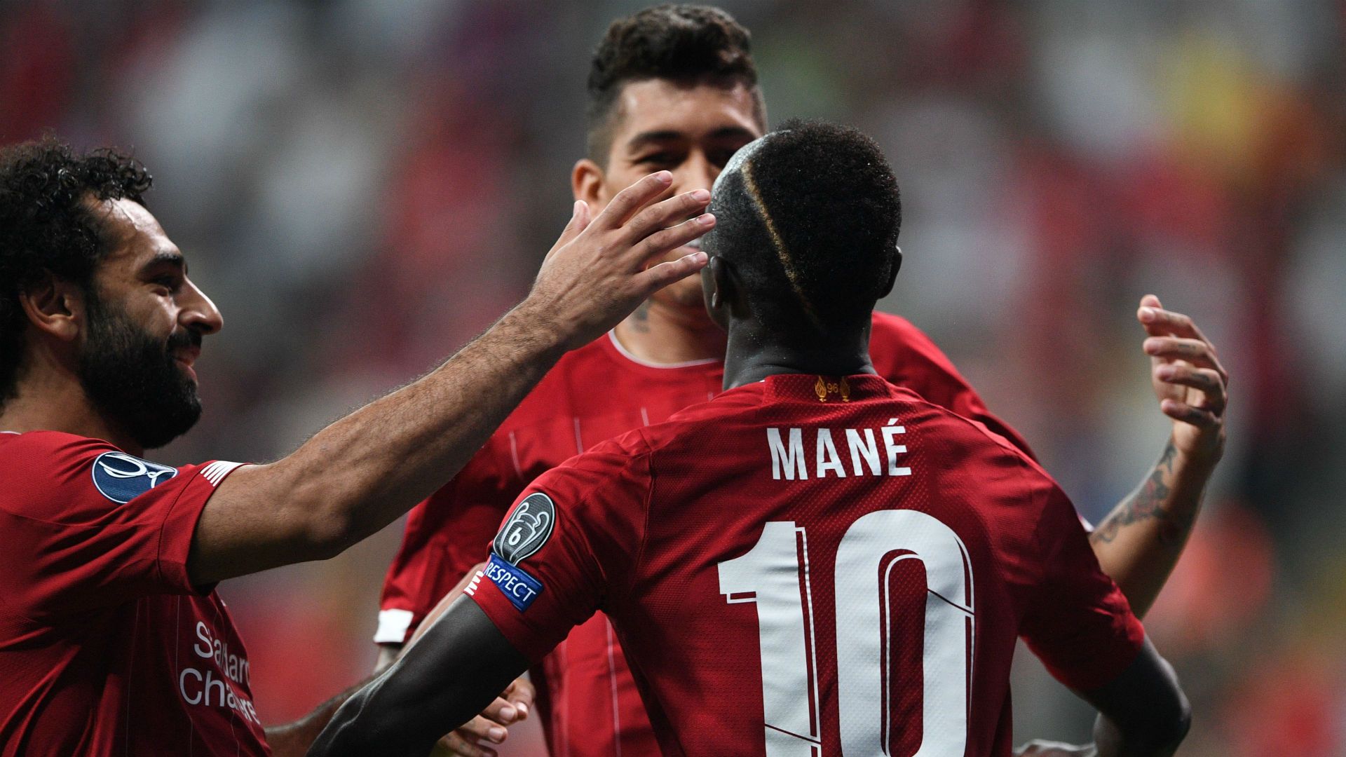 Mohamed Salah Sadio Mane Roberto Firmino Liverpool 2019-20