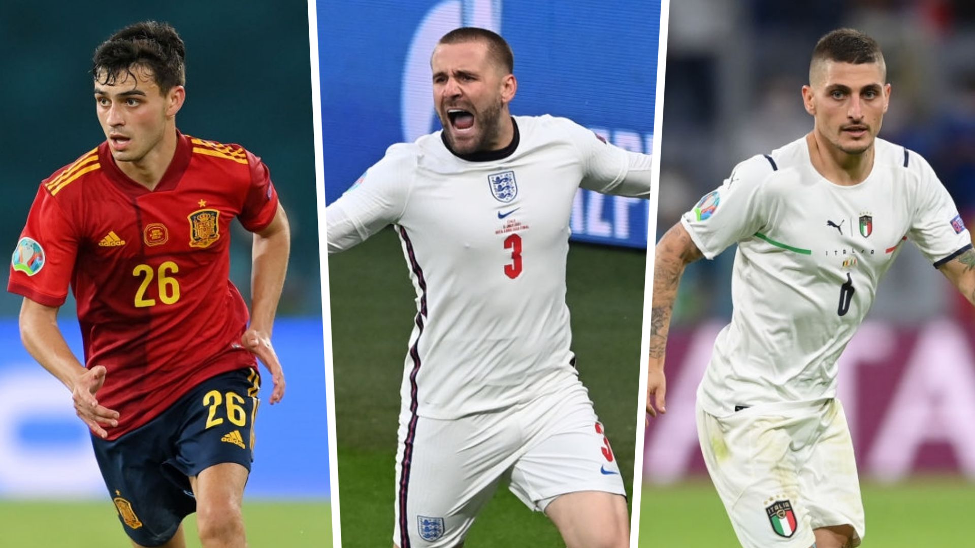 Pedri Luke Shaw Marco Verratti