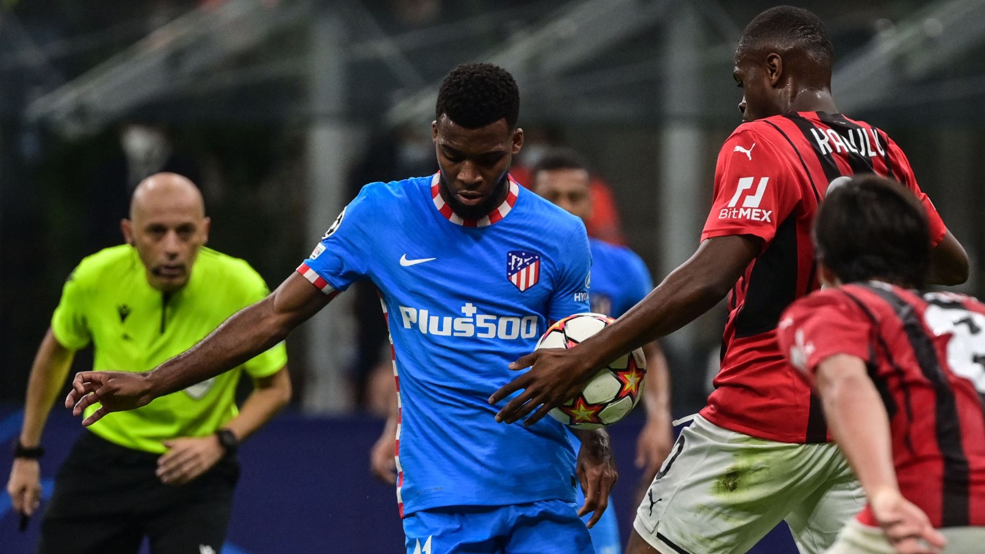 Kalulu Milan Atletico Madrid Champions League