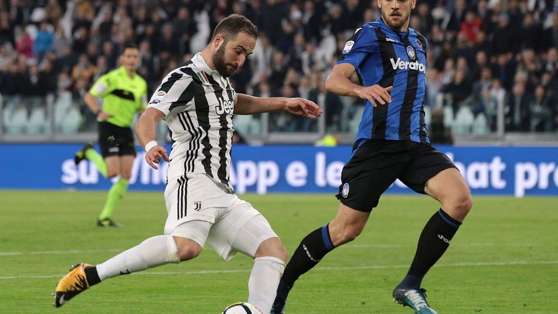 Gonzalo Higuain Juventus Atalanta Serie A
