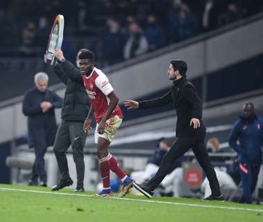 Mikel Arteta Thomas Partey Tottenham vs Arsenal 06122020