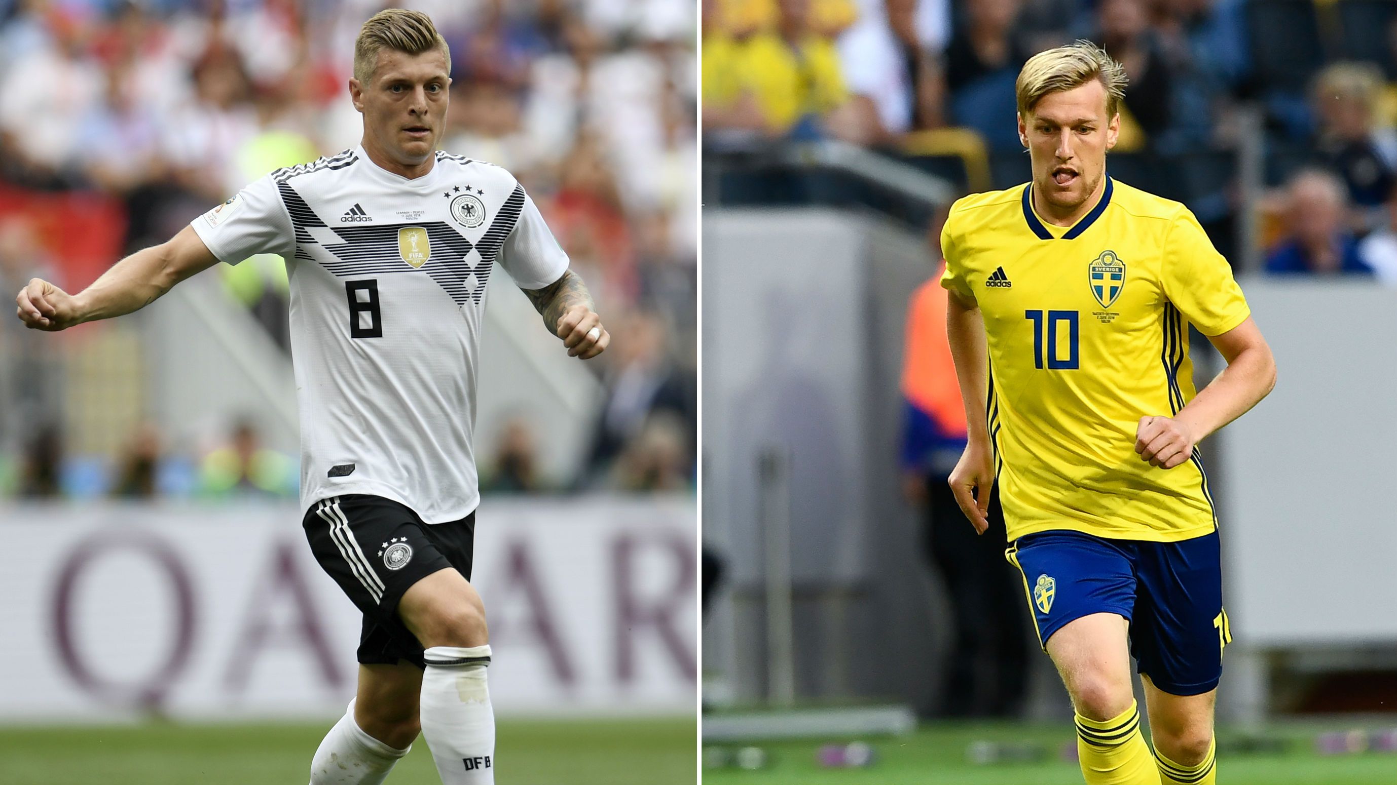 Toni Kroos Emil Forsberg Germany Sweden