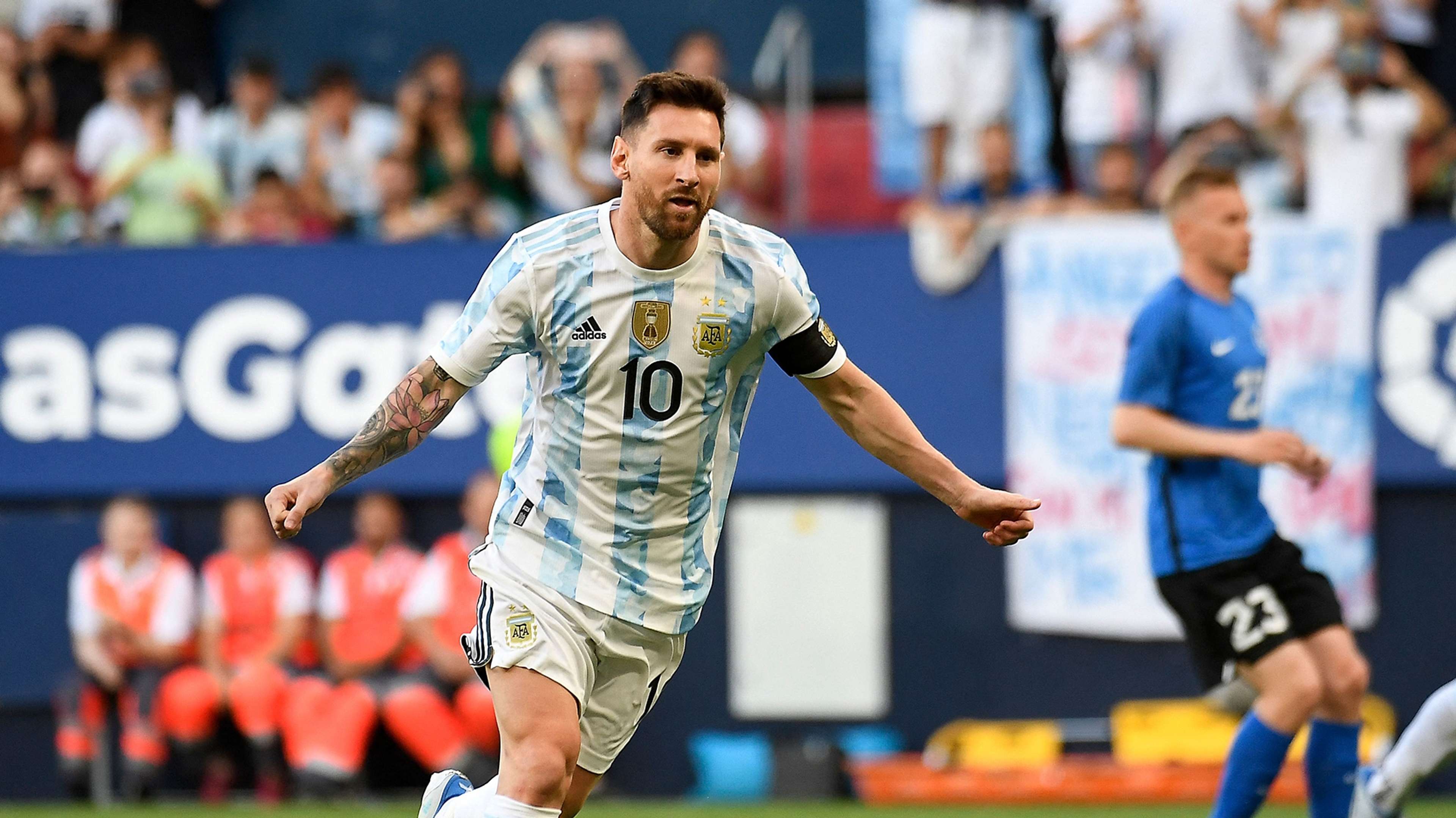 Lionel Messi Argentina Estonia Amistoso 05062022