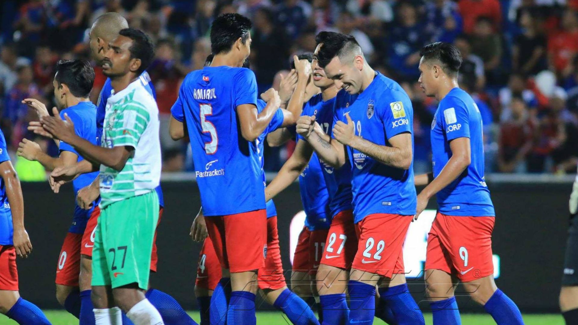 Gabriel Guerra, Johor Darul Ta'zim, Melaka United, Super League, 09/04/2017