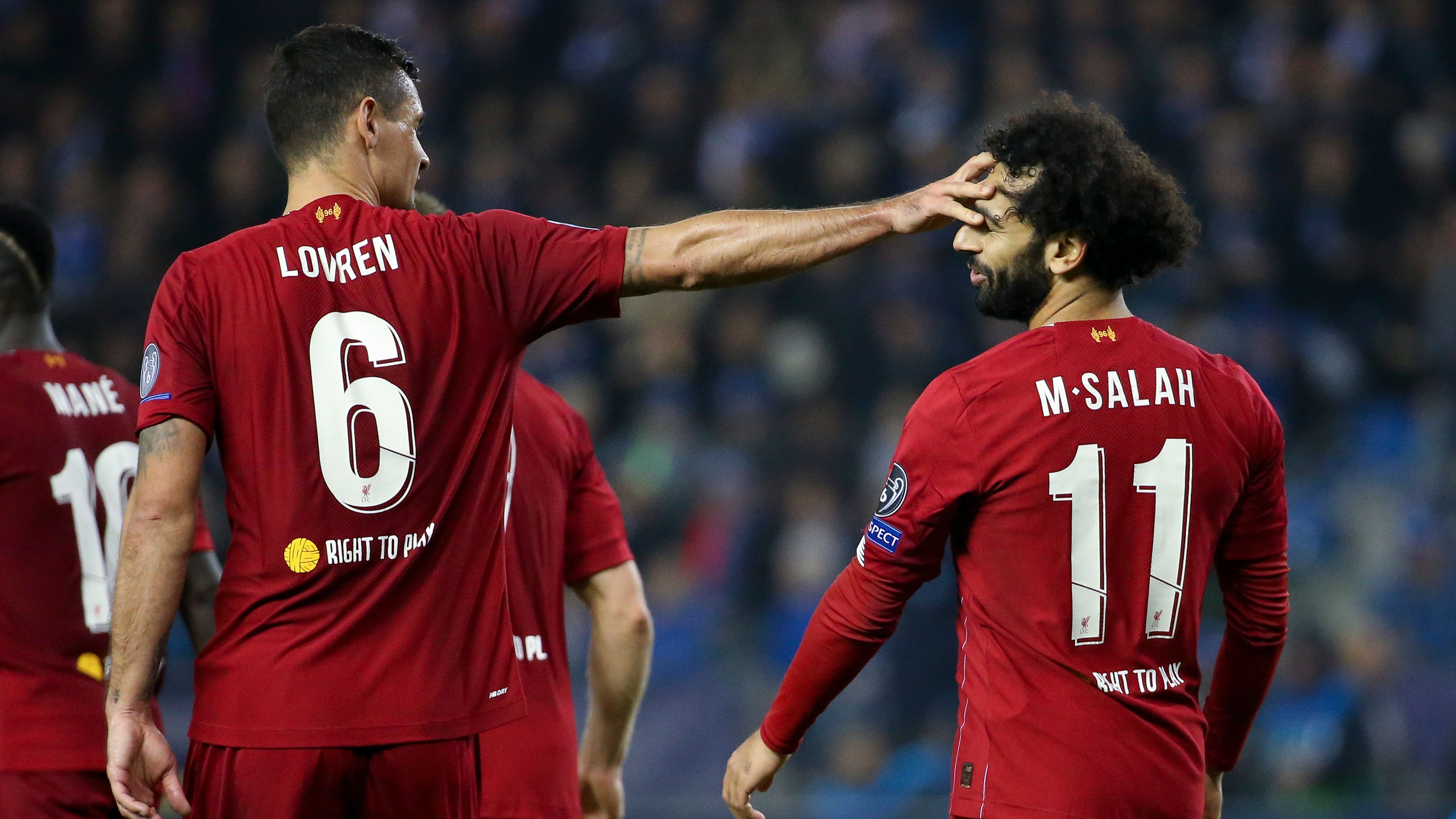 Dejan Lovren Mohamed Salah Liverpool