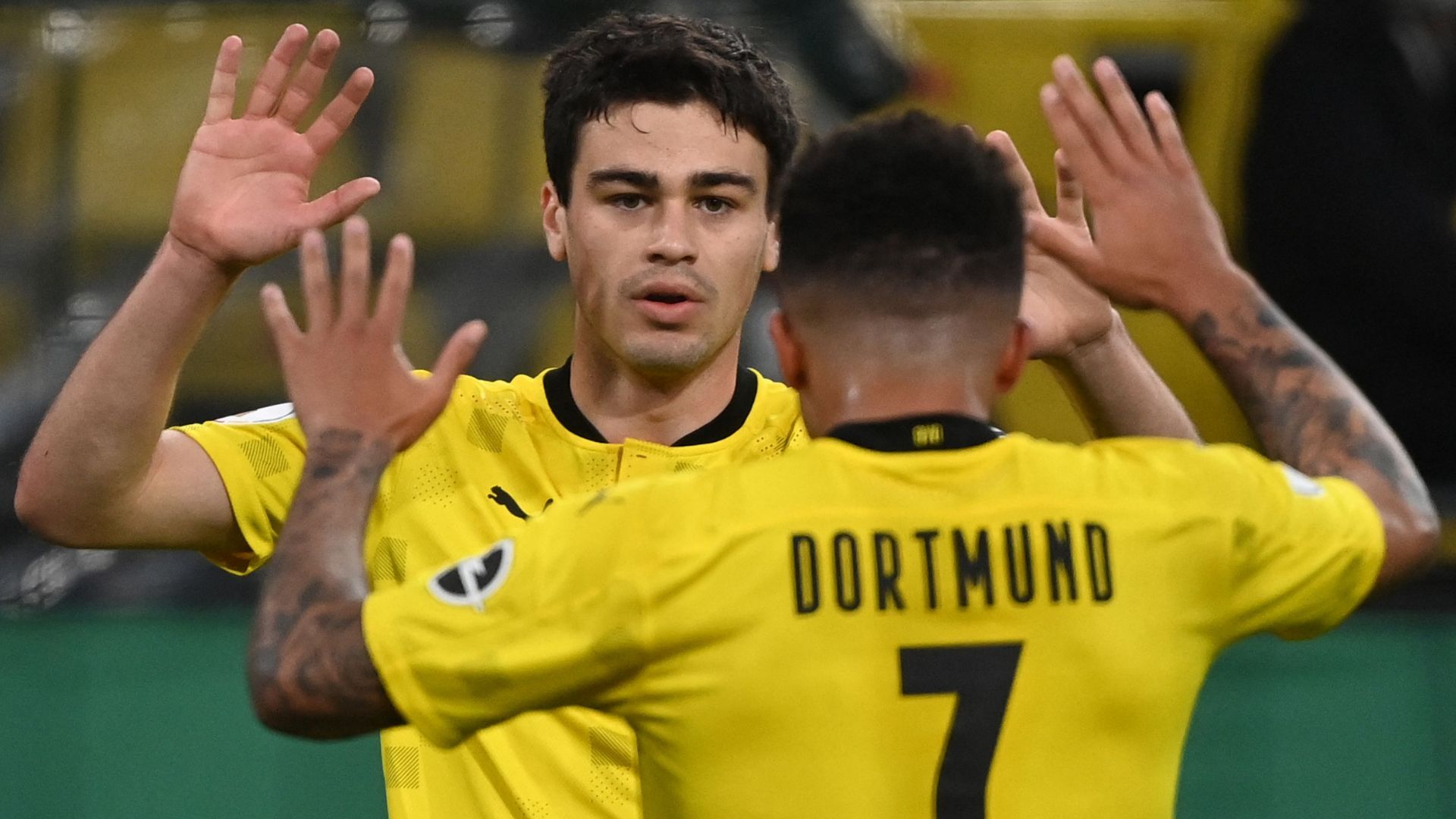 Gio Reyna Jadon Sancho Borussia Dortmund