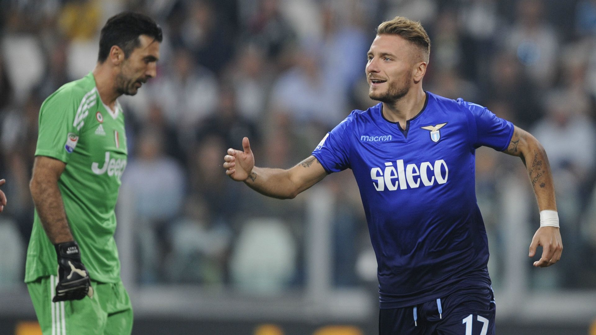 Ciro Immobile Gigi Buffon Juventus Lazio