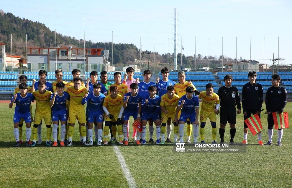 U23 Vietnam vs Yeongnam University - friendly match